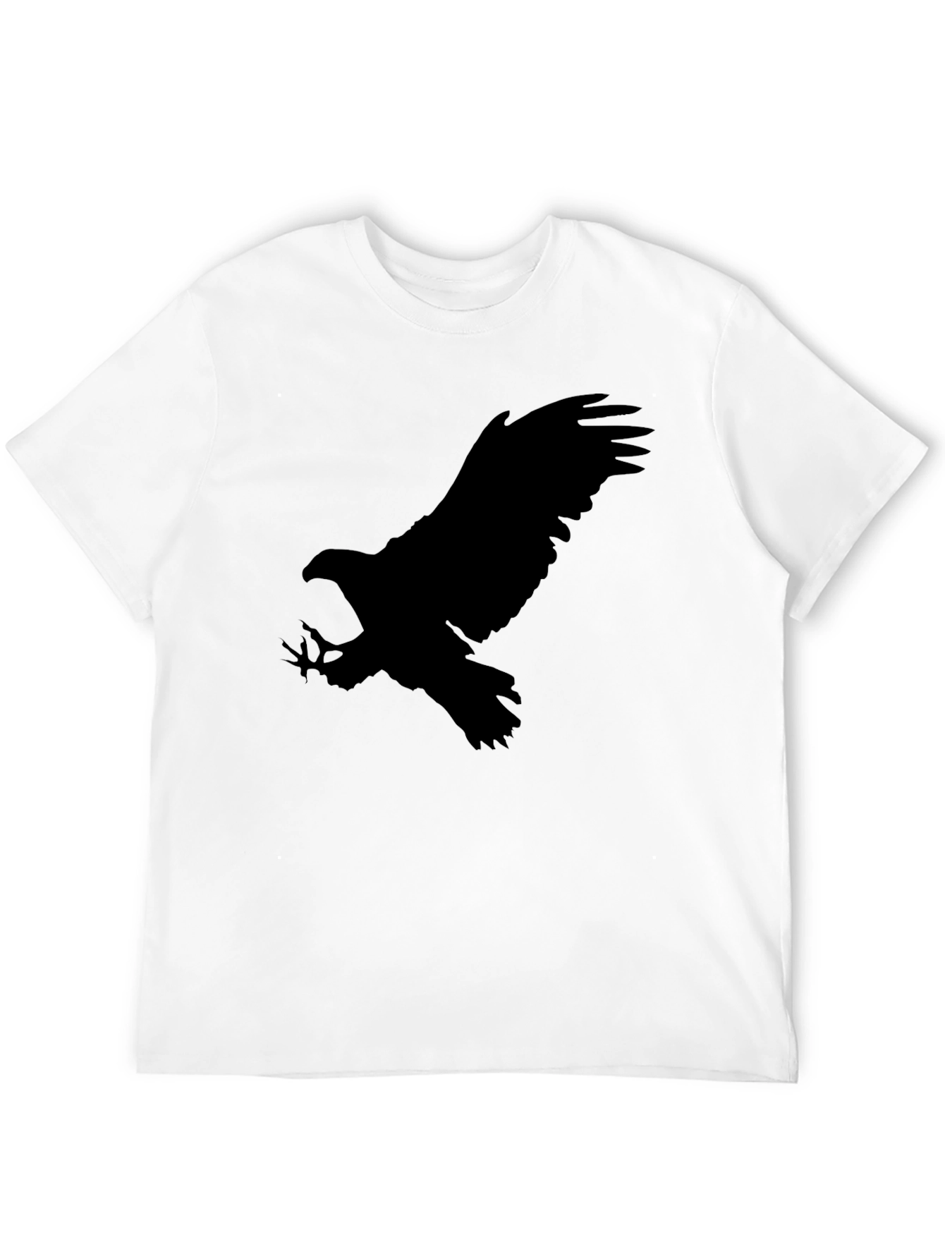 Eagle Silhouette Black Graphic Tee