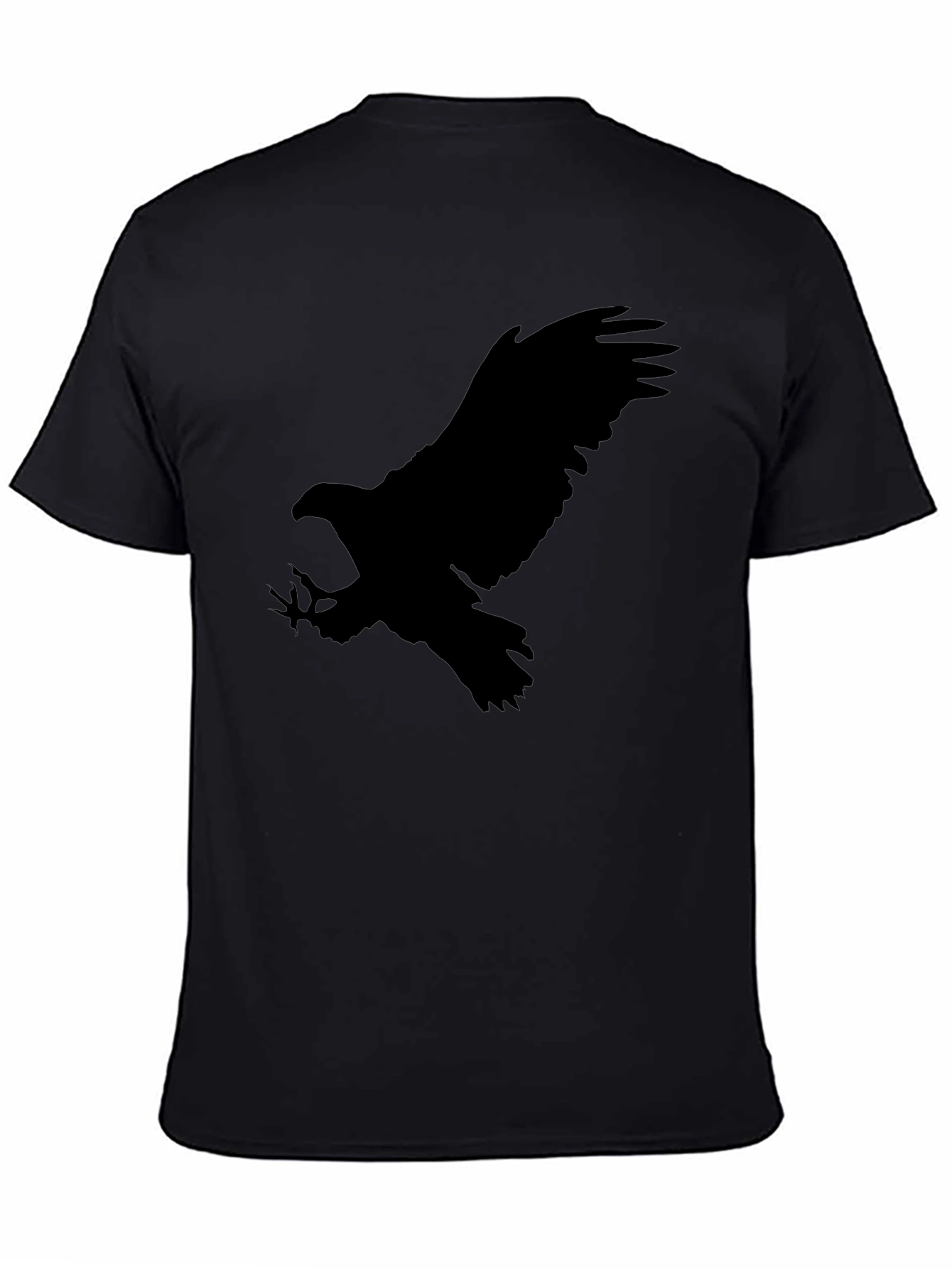 Eagle Silhouette Black Graphic Tee