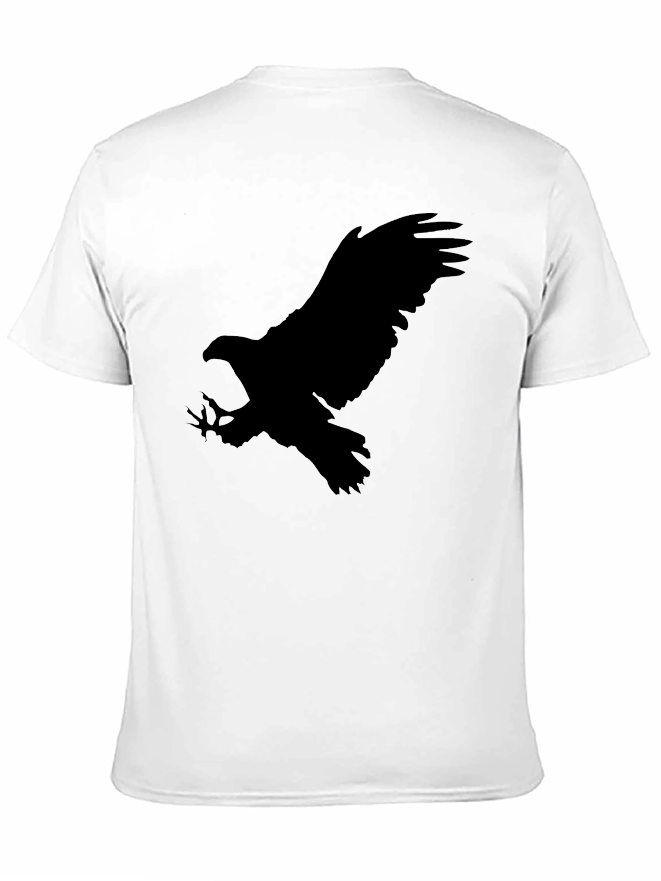 Eagle Silhouette Black Graphic Tee