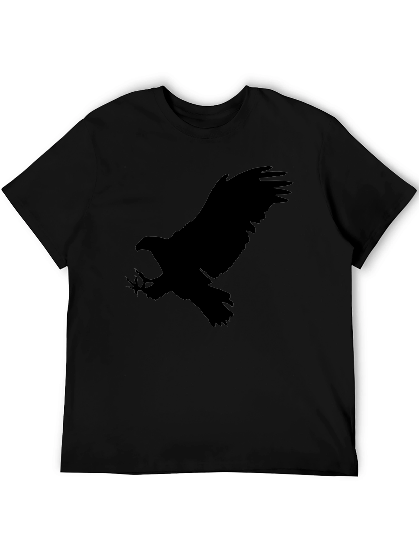 Eagle Silhouette Black Graphic Tee