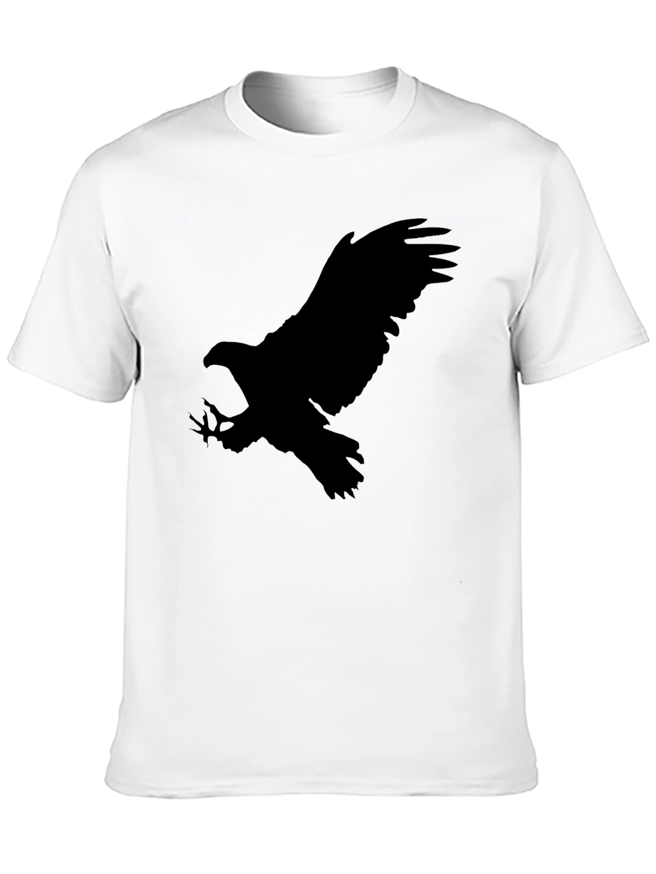 Eagle Silhouette Black Graphic Tee