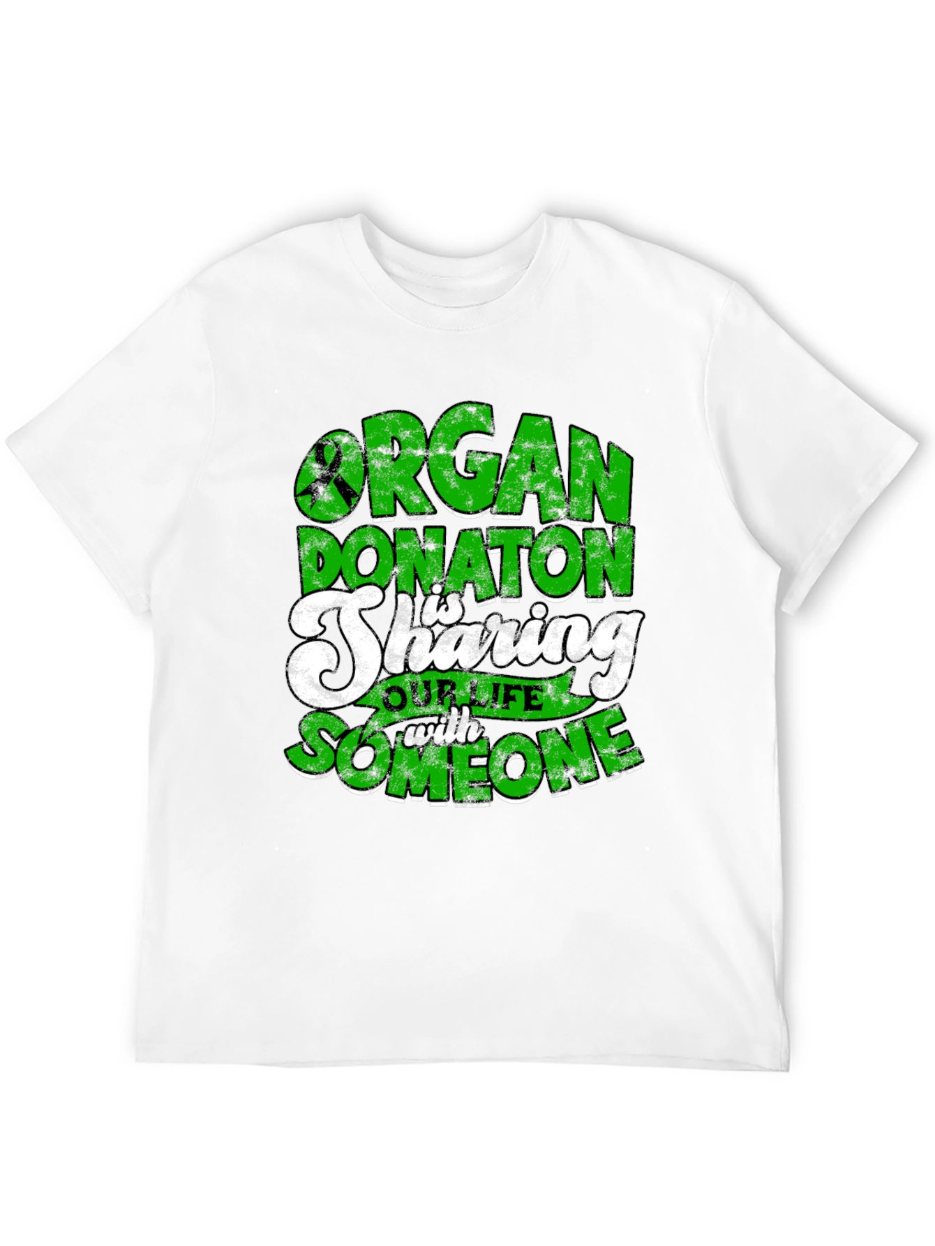 Organ Donation Awareness Graphic T-Shirt