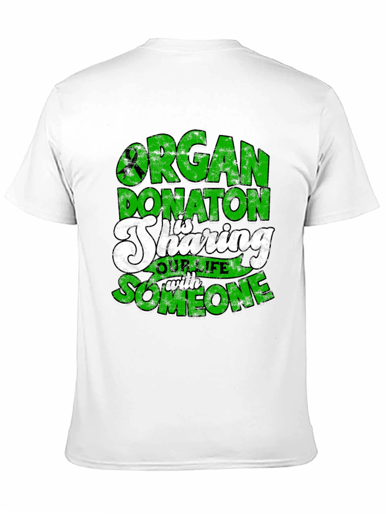 Organ Donation Awareness Graphic T-Shirt