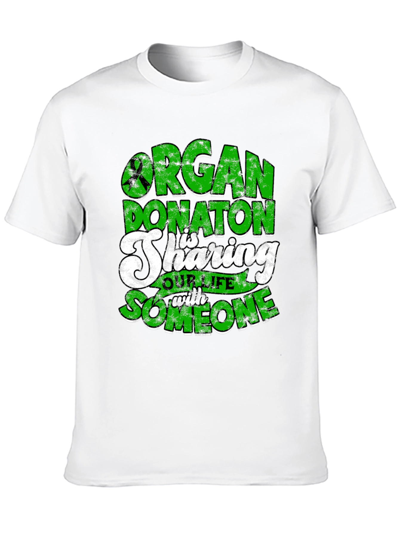 Organ Donation Awareness Graphic T-Shirt
