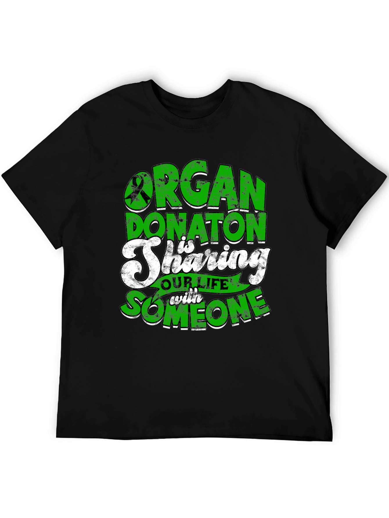 Organ Donation Awareness Graphic T-Shirt