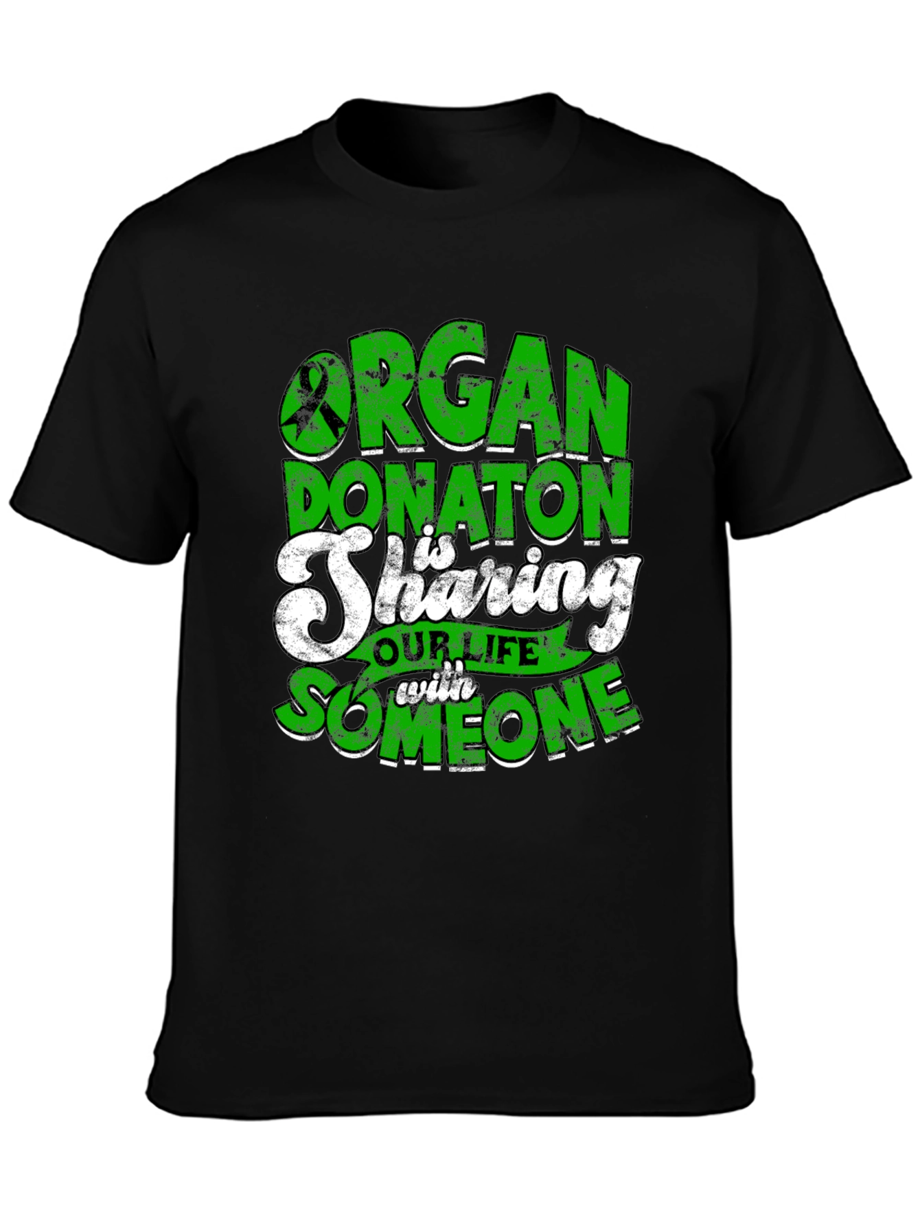 Organ Donation Awareness Graphic T-Shirt