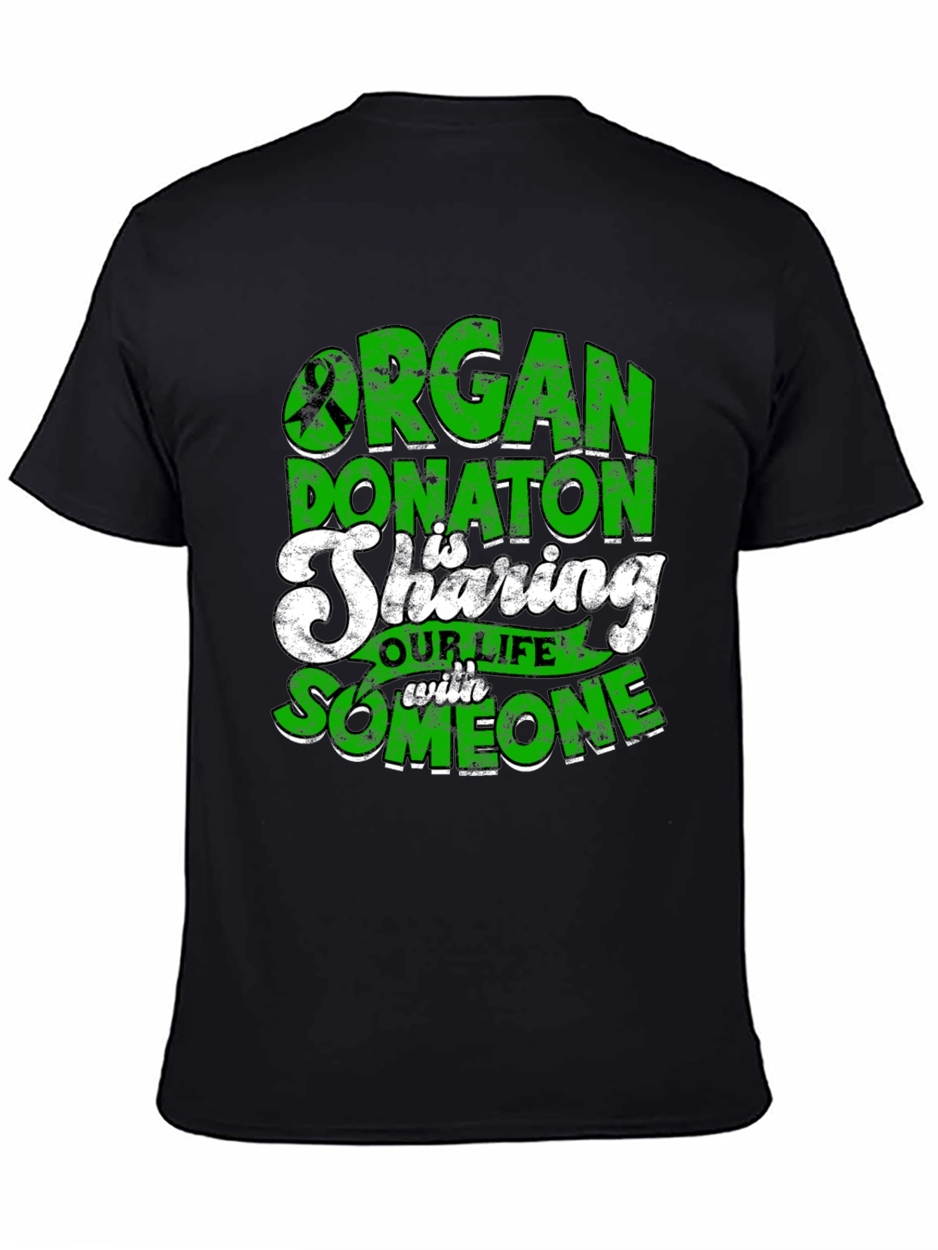 Organ Donation Awareness Graphic T-Shirt