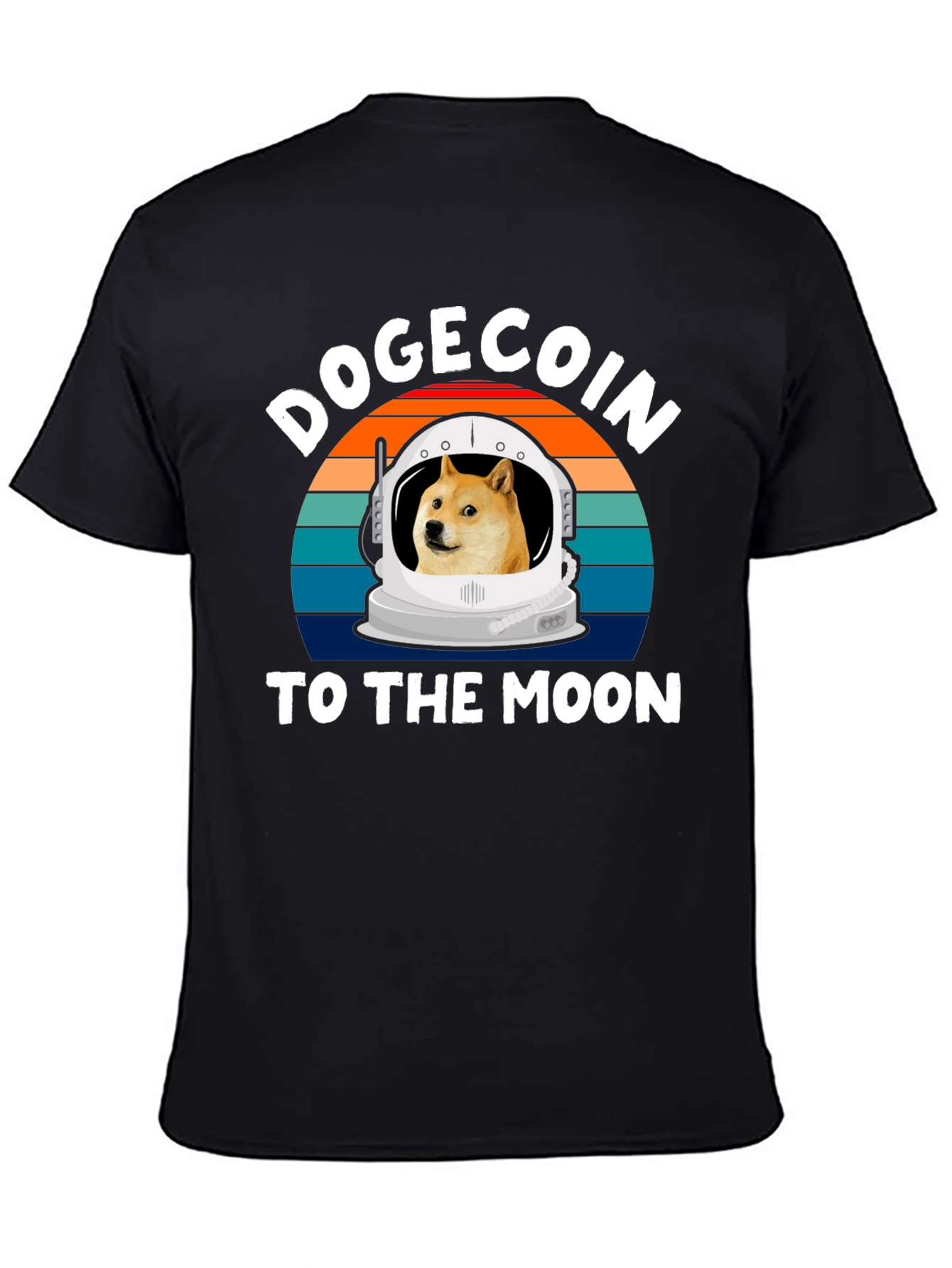 Dogecoin To The Moon Graphic Tee
