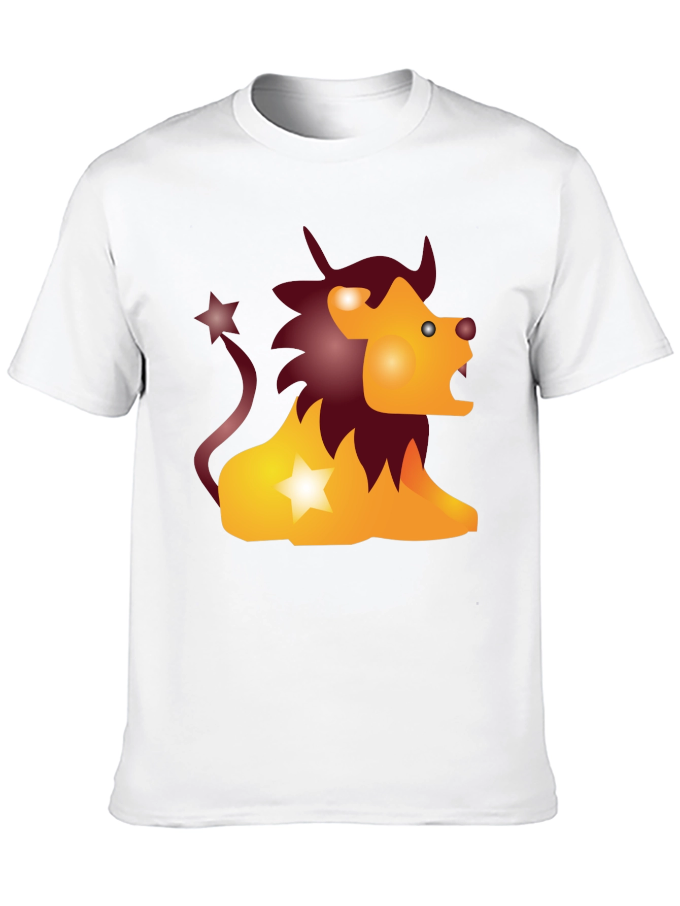 Zodiac Leo Graphic Tee - Black Cotton T-Shirt