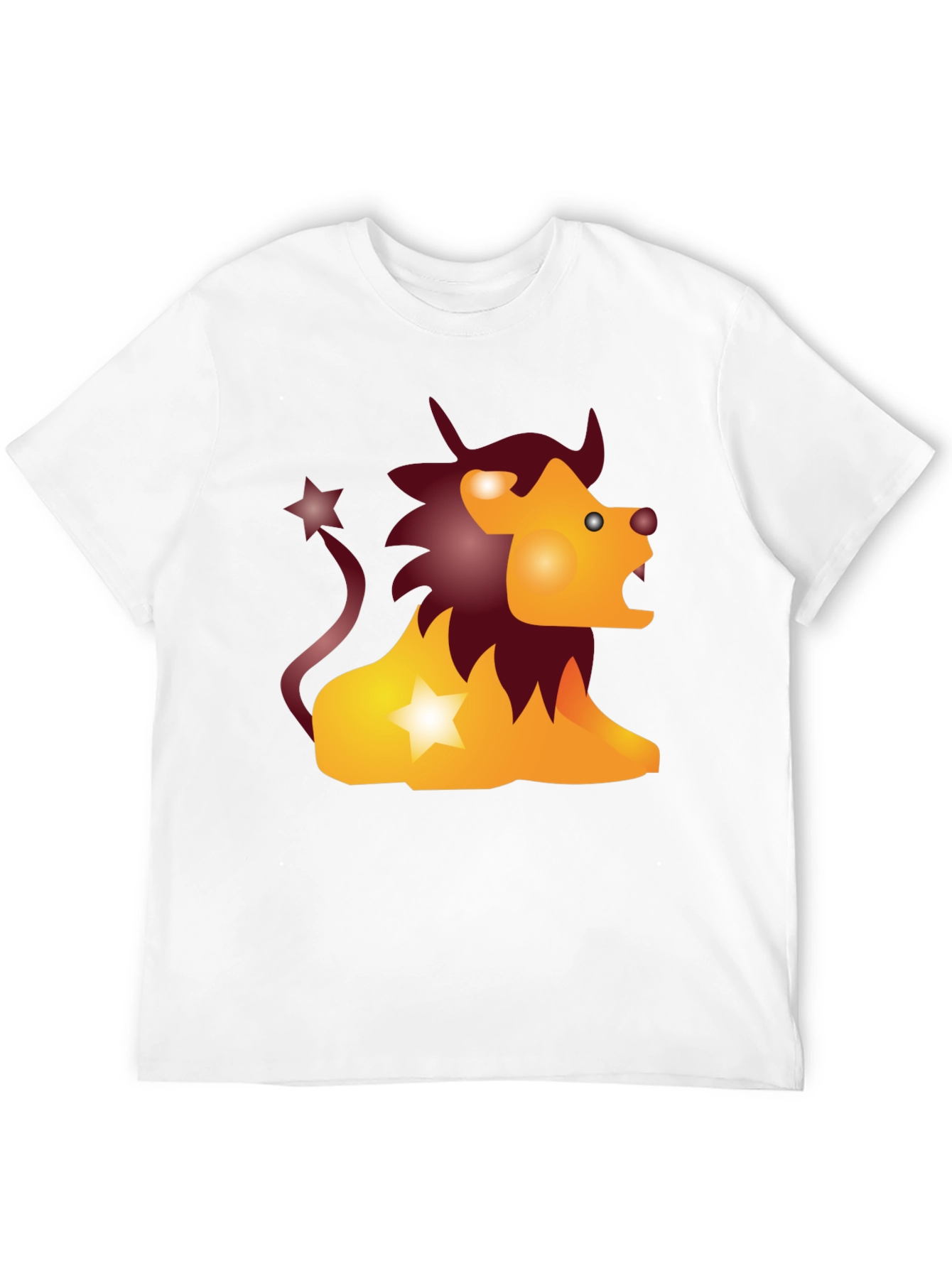 Zodiac Leo Graphic Tee - Black Cotton T-Shirt