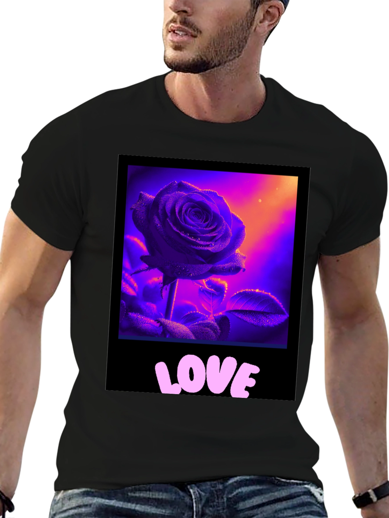 Rose Love Graphic T-Shirt