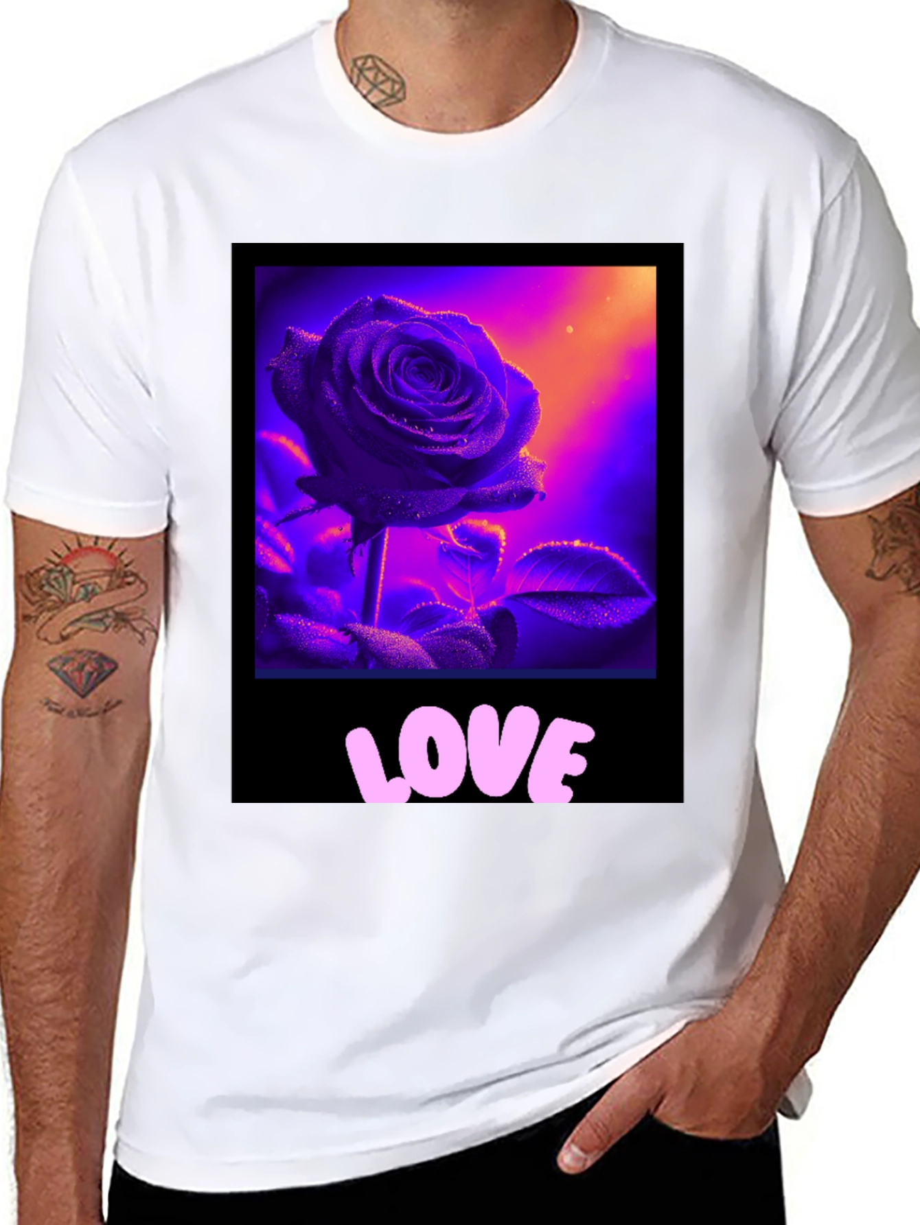 Rose Love Graphic T-Shirt