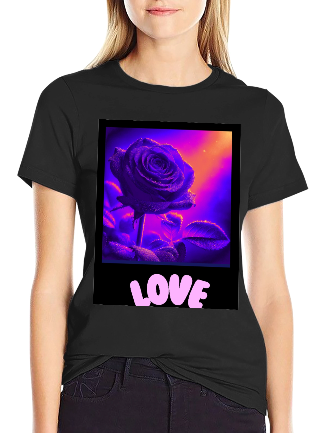 Rose Love Graphic T-Shirt