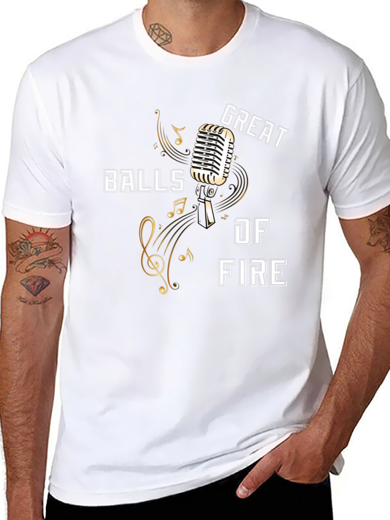 Great Balls of Fire T-Shirt - Music Lover Tee
