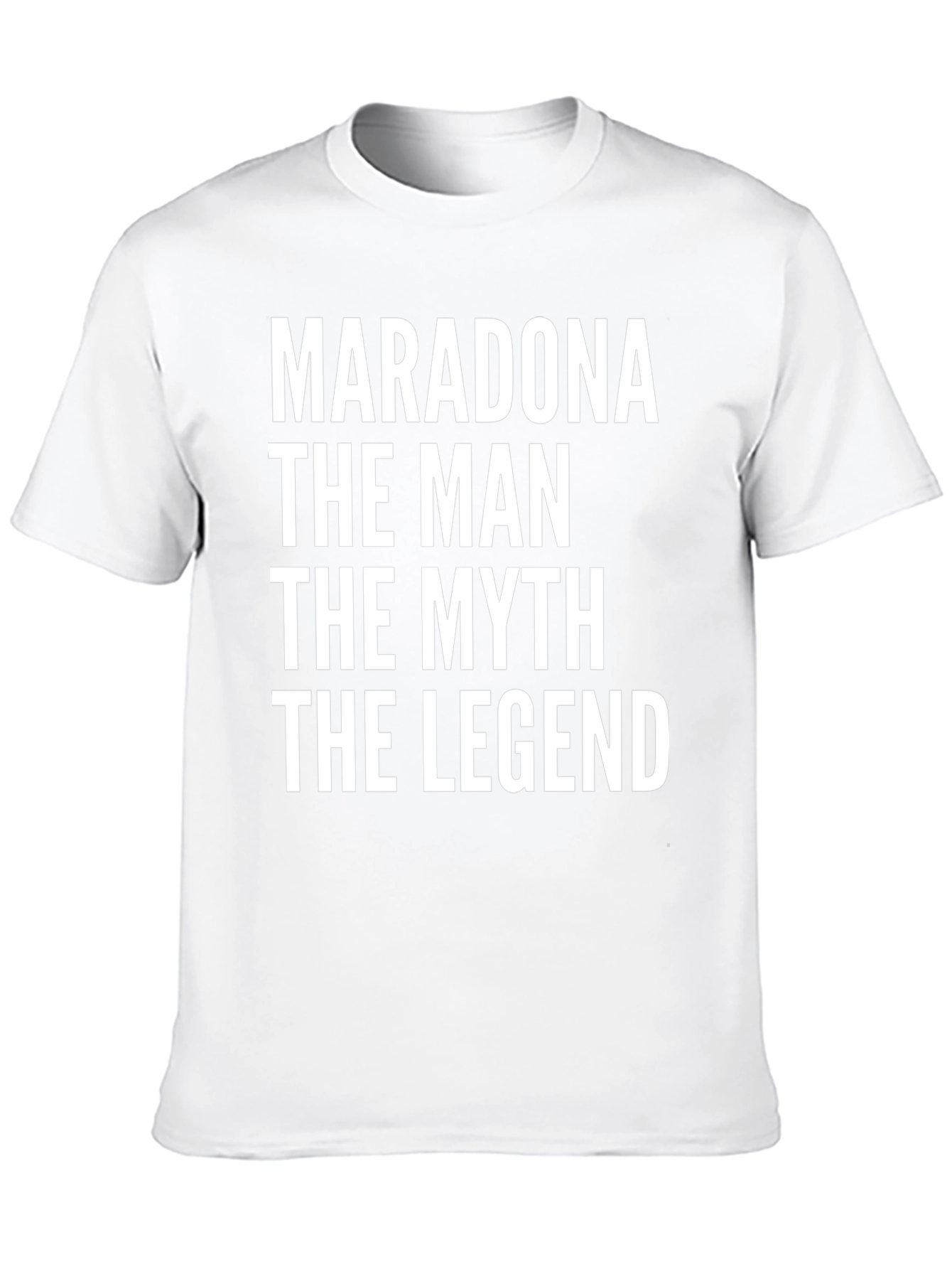 Maradona Legend Black Graphic T-Shirt