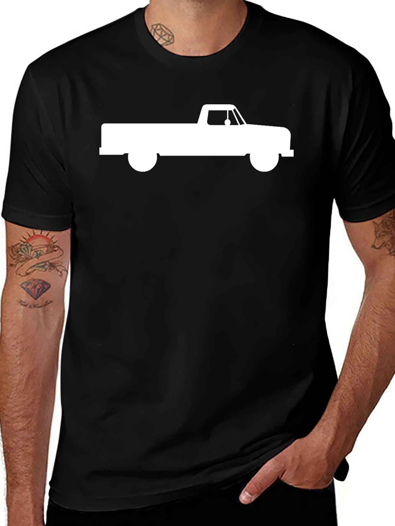 Classic Truck Graphic Tee - Black