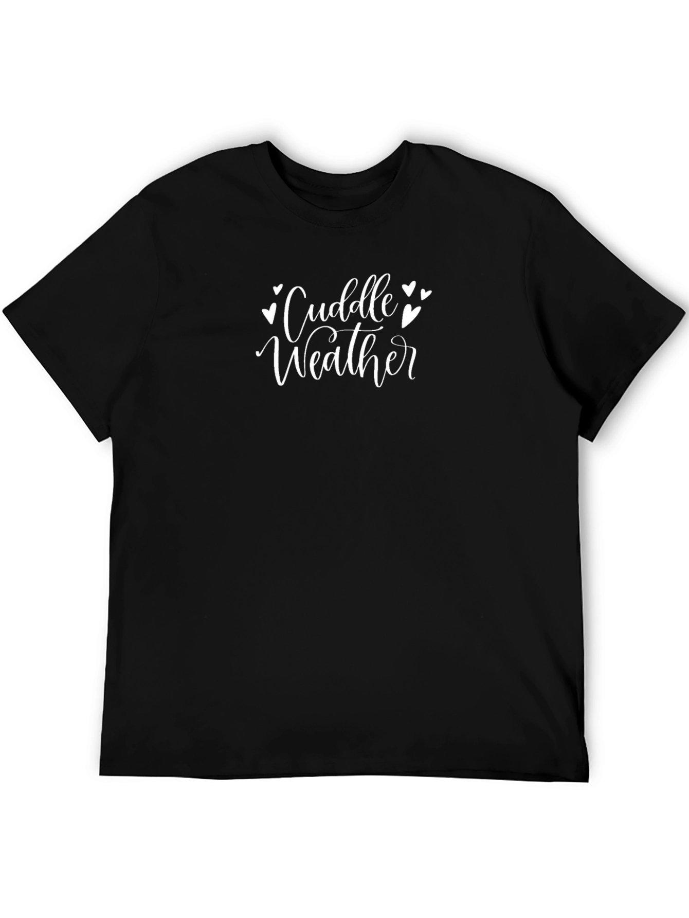 Cuddle Weather Graphic Tee - Black Casual Shirt