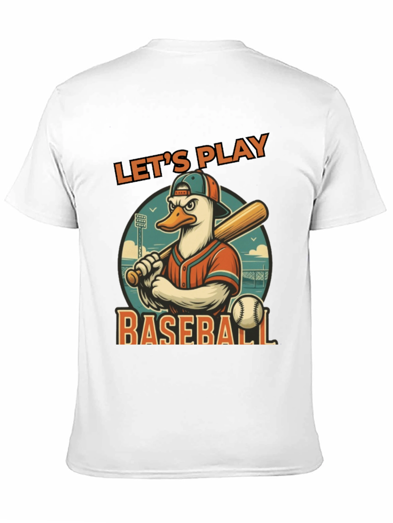 Lets Play Baseball Graphic Tee