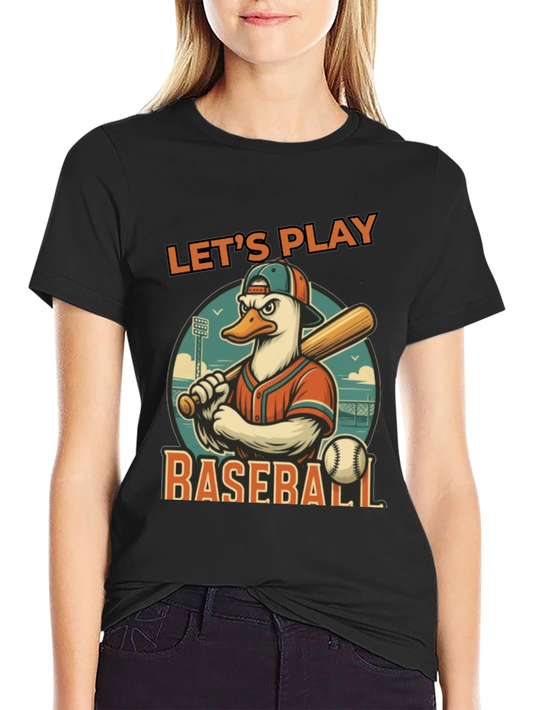 Lets Play Baseball Graphic Tee