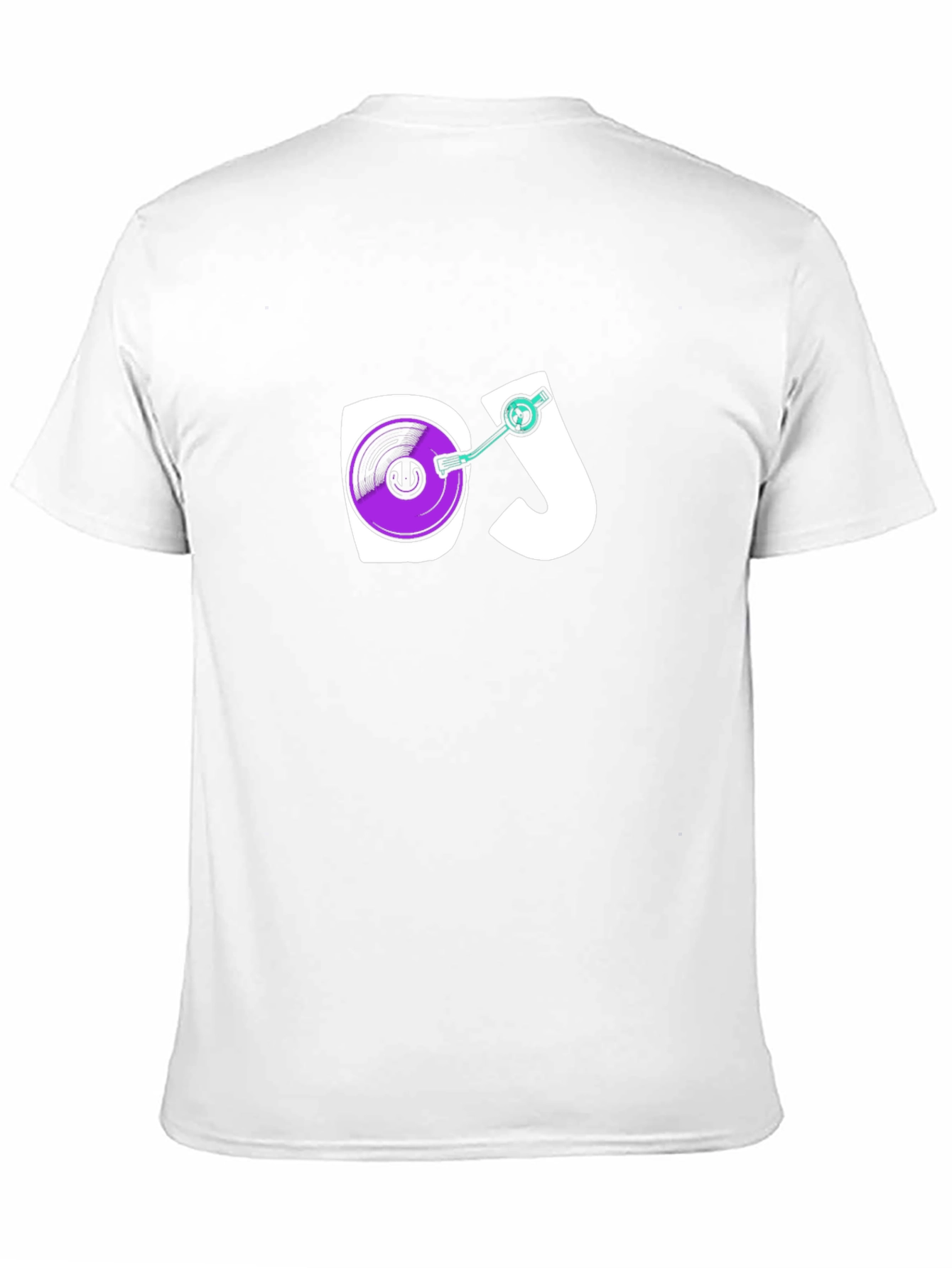 DJ Turntable Graphic Tee - Black