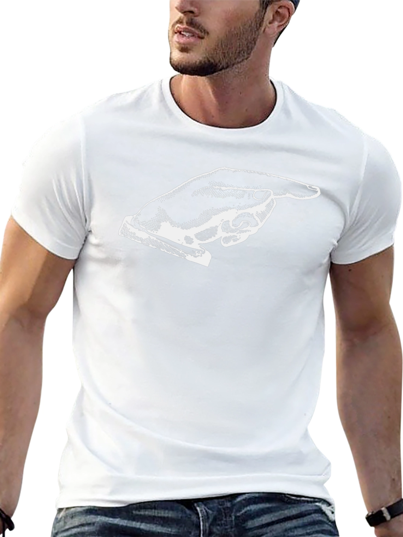 Pointing Hand Graphic Black T-Shirt