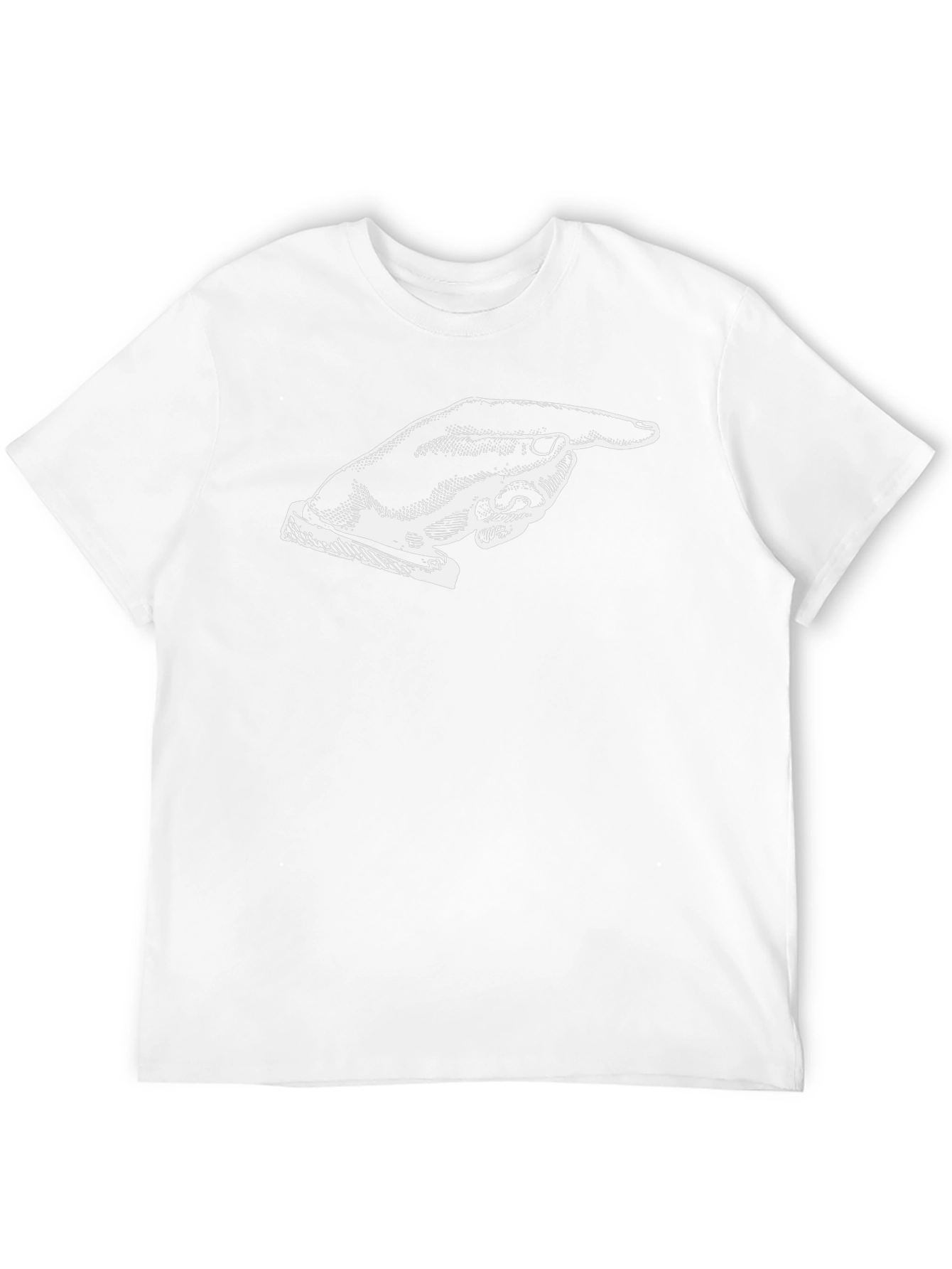 Pointing Hand Graphic Black T-Shirt