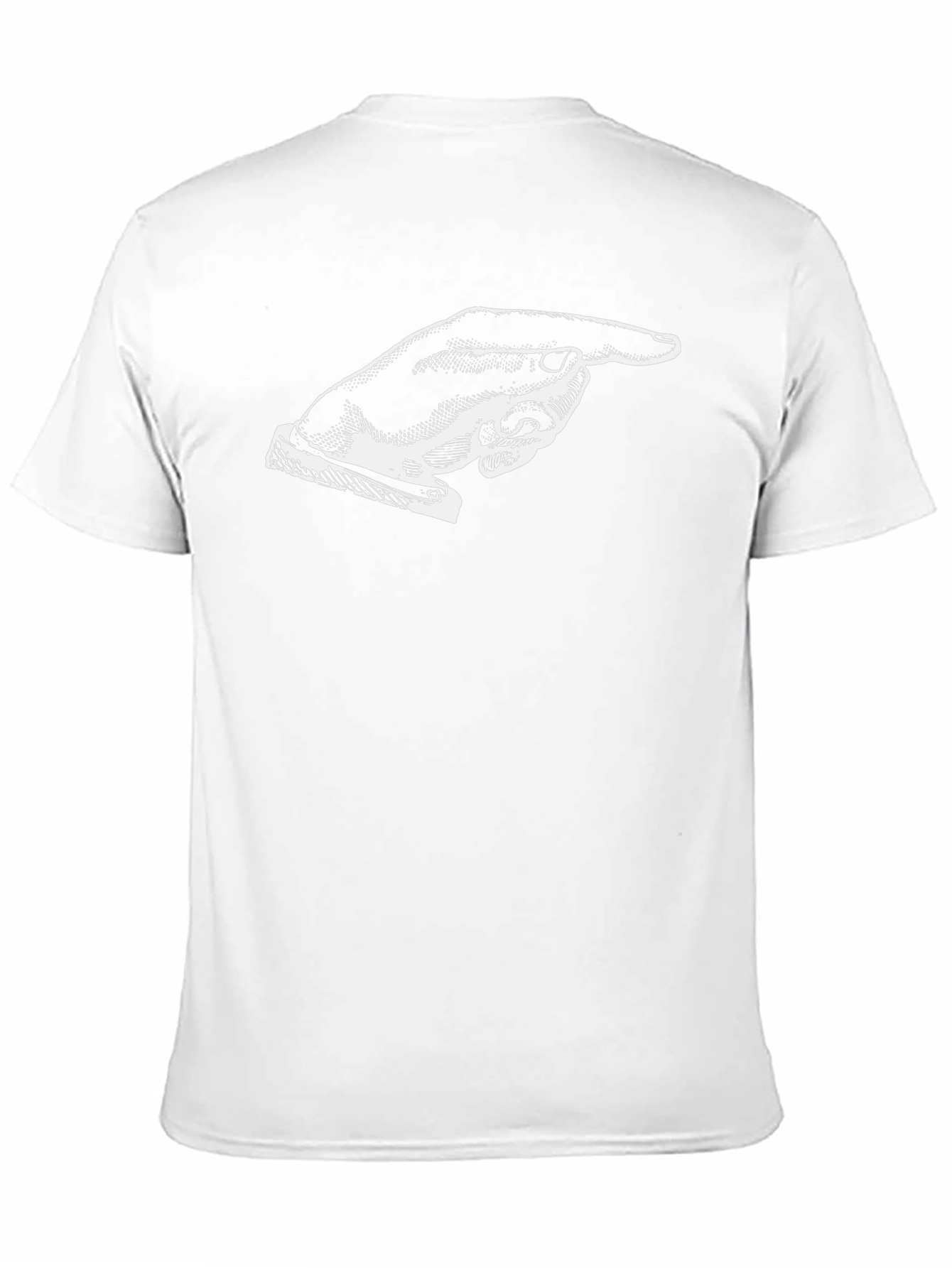 Pointing Hand Graphic Black T-Shirt