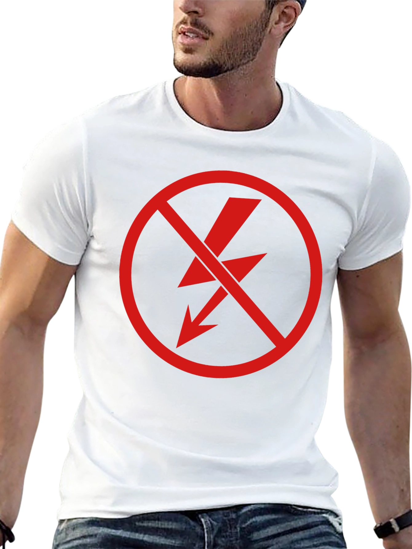 No Power T-Shirt - Graphic Tee - Black