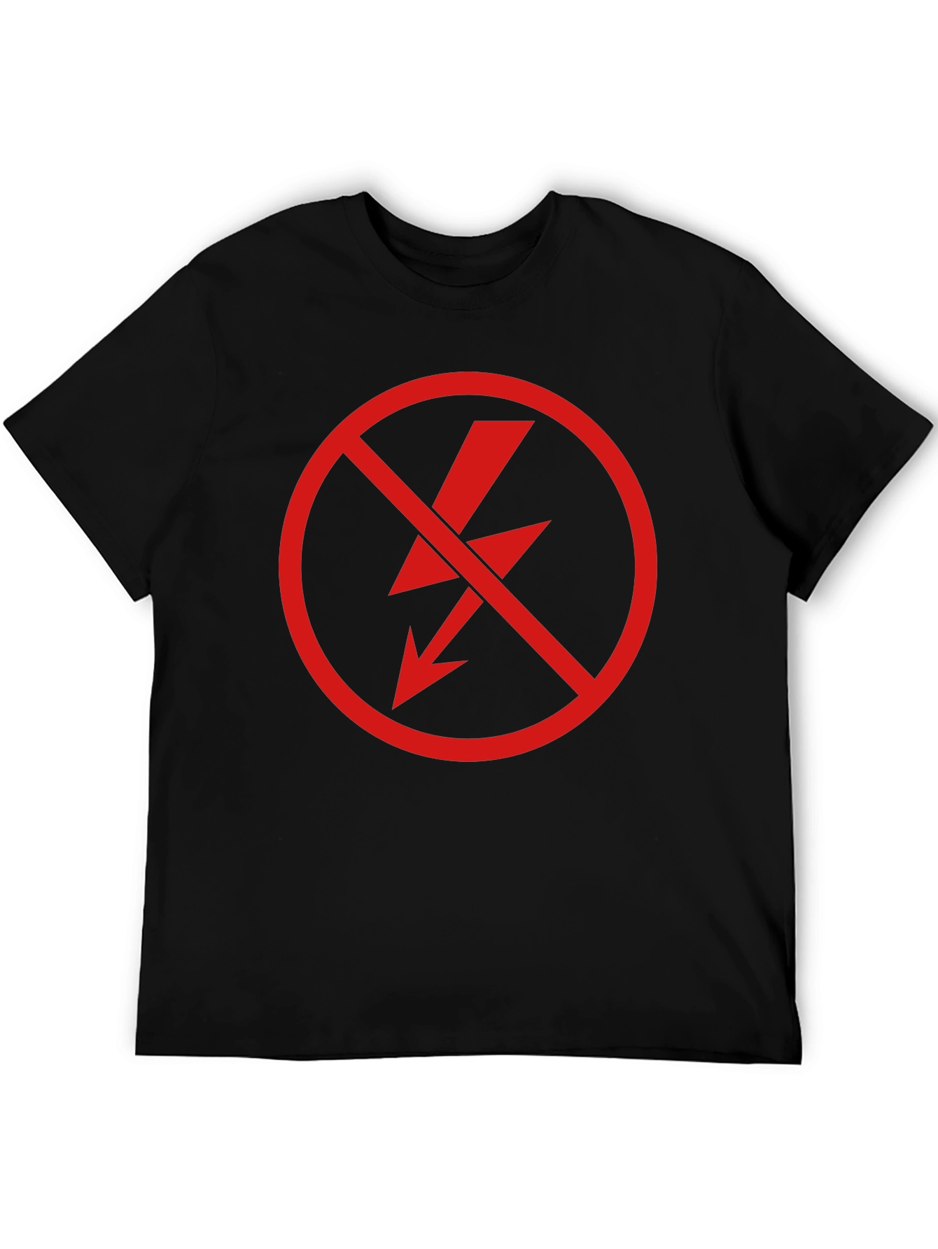 No Power T-Shirt - Graphic Tee - Black
