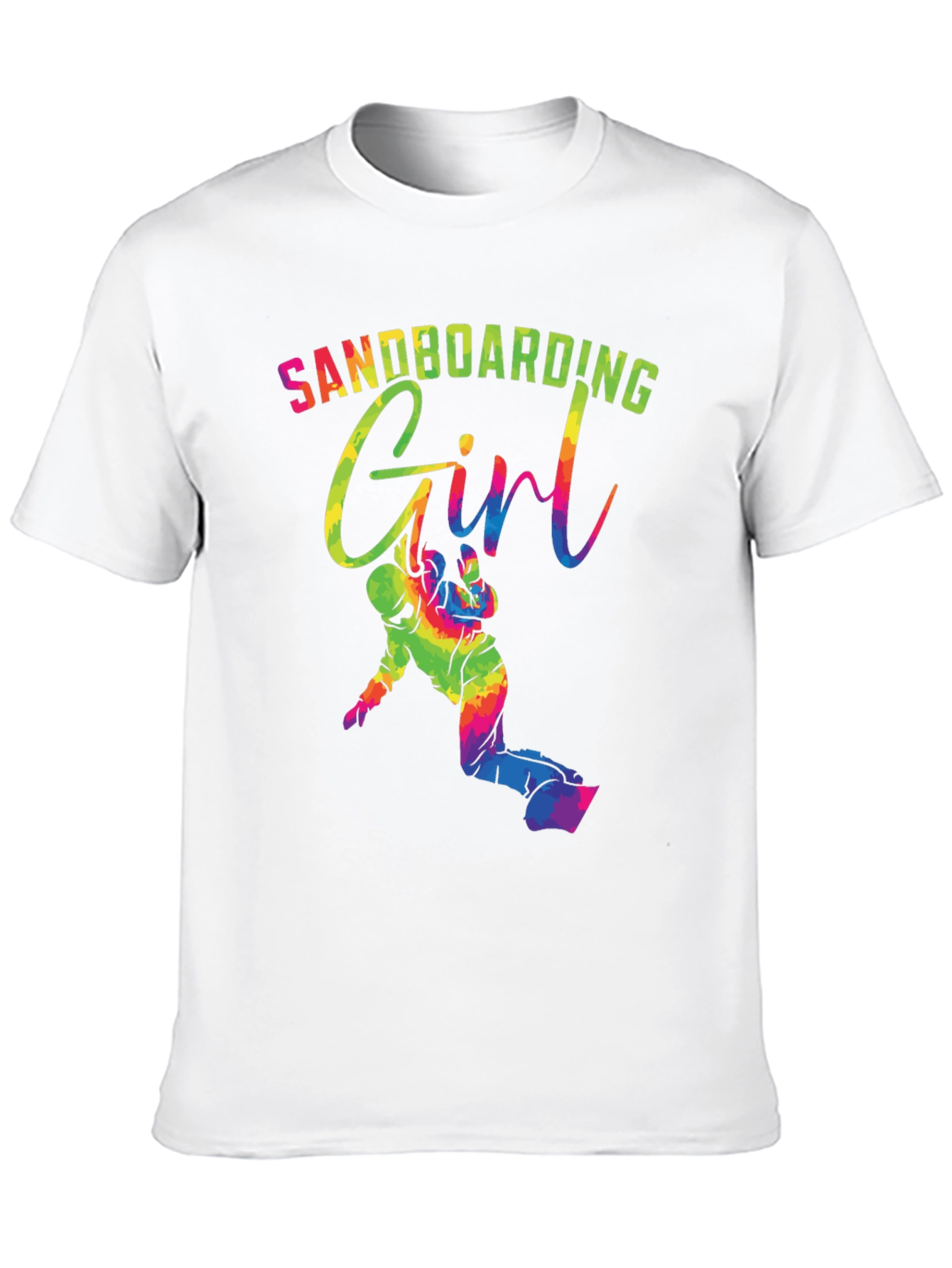 Sandboarding Girl Tie-Dye Graphic Tee