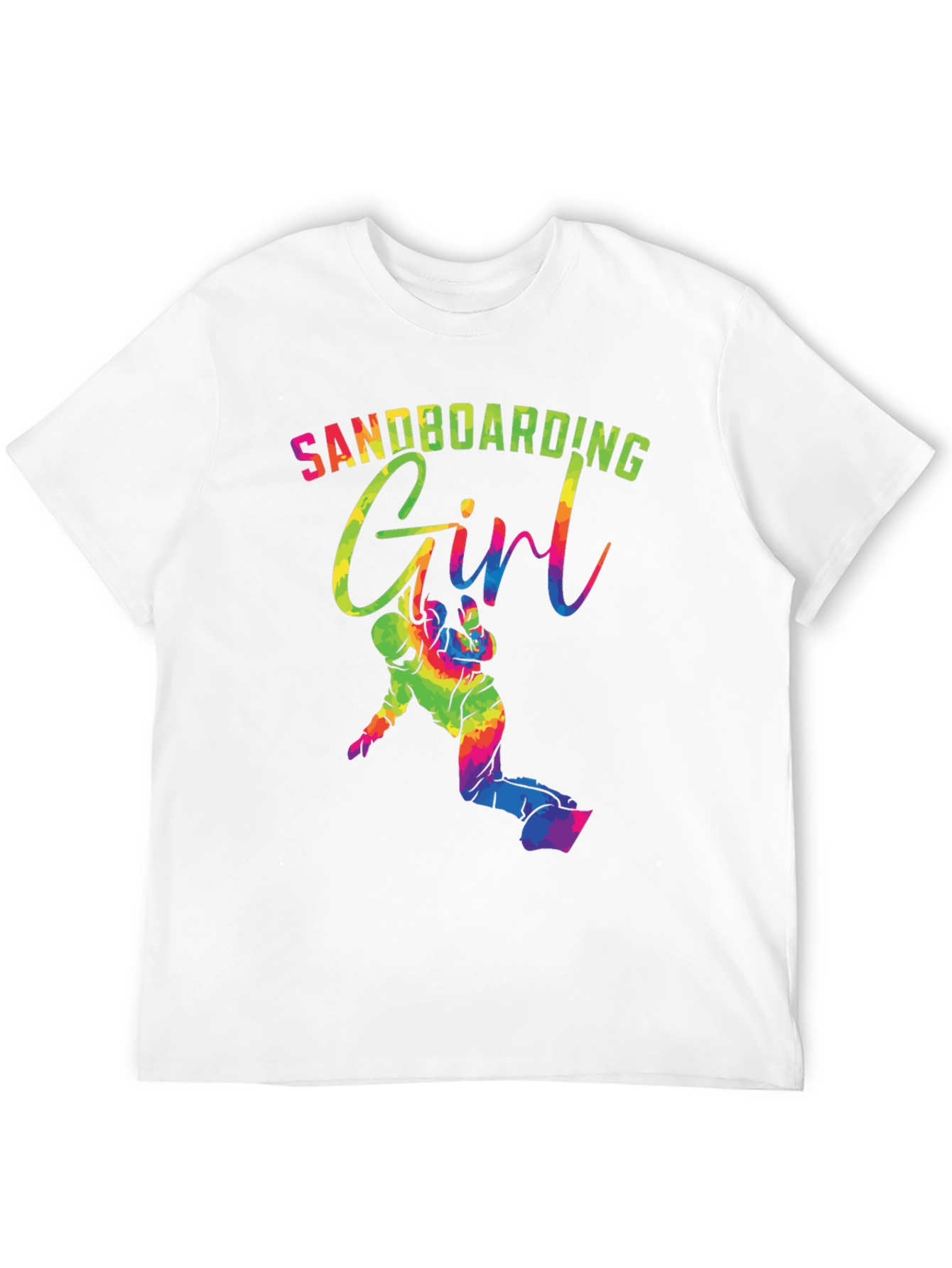 Sandboarding Girl Tie-Dye Graphic Tee