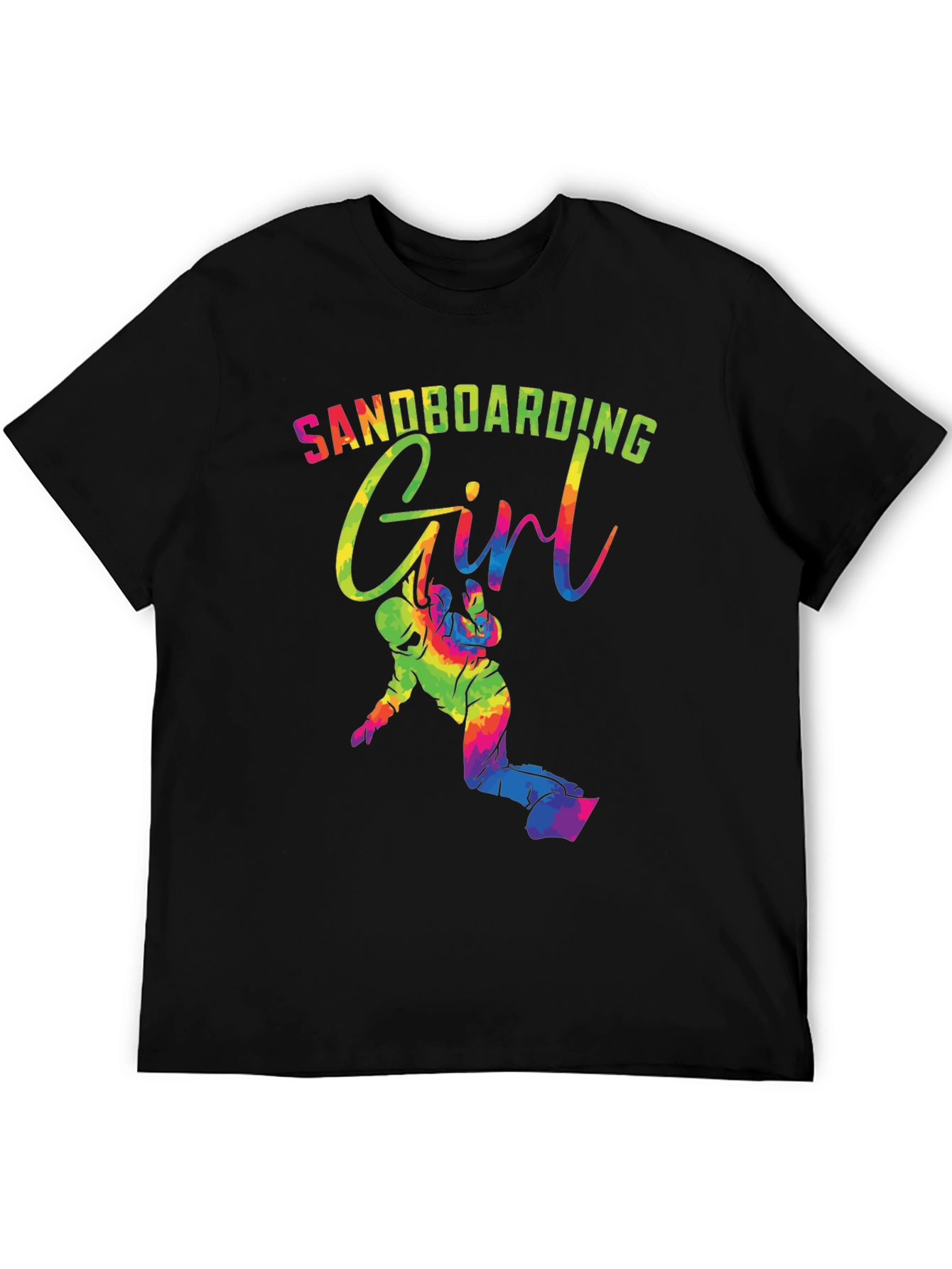 Sandboarding Girl Tie-Dye Graphic Tee