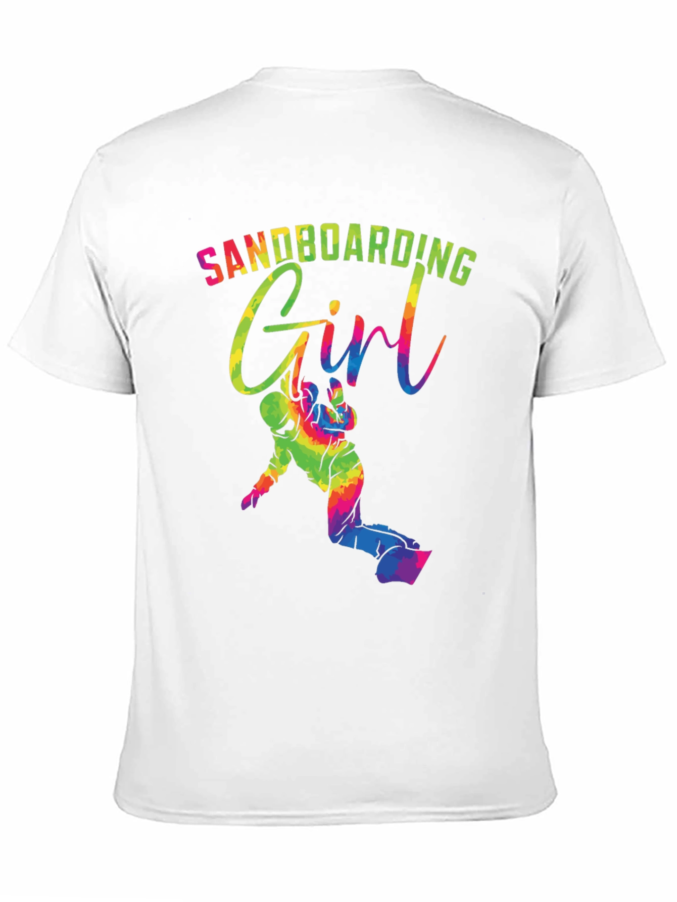 Sandboarding Girl Tie-Dye Graphic Tee