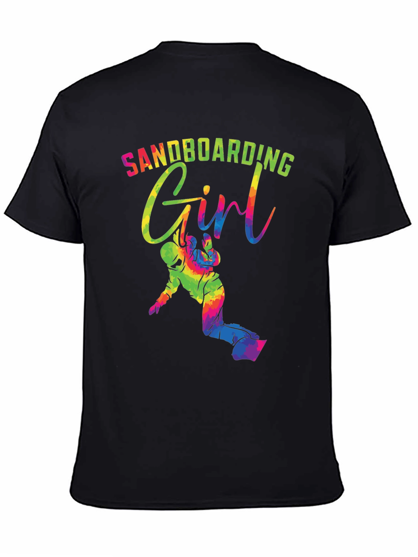 Sandboarding Girl Tie-Dye Graphic Tee