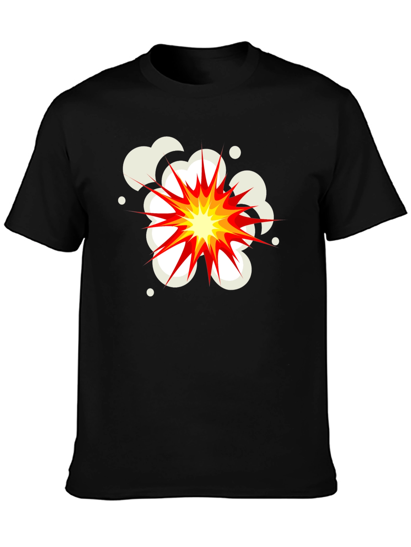 Explosion Graphic Black T-Shirt