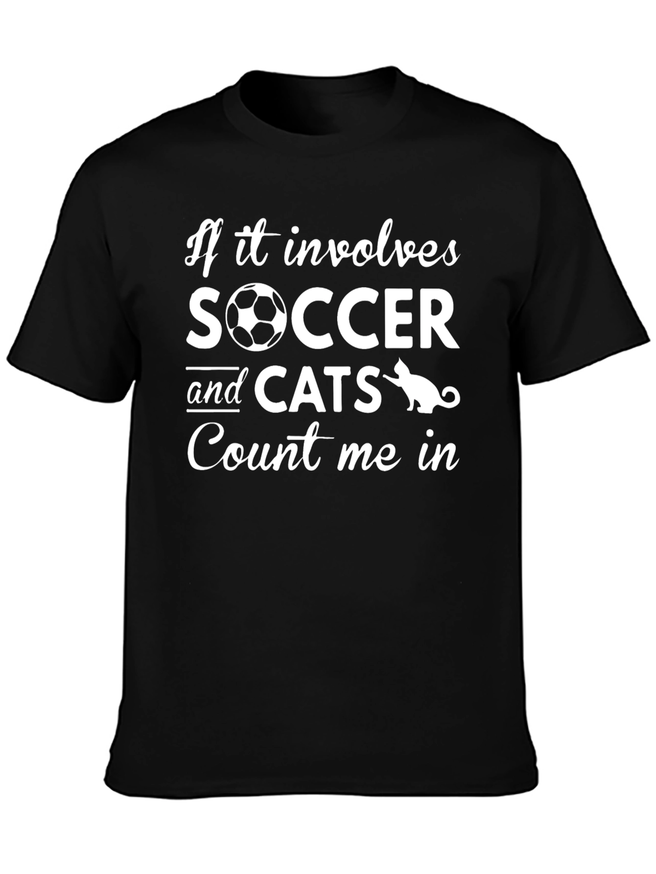 Soccer and Cats T-Shirt
