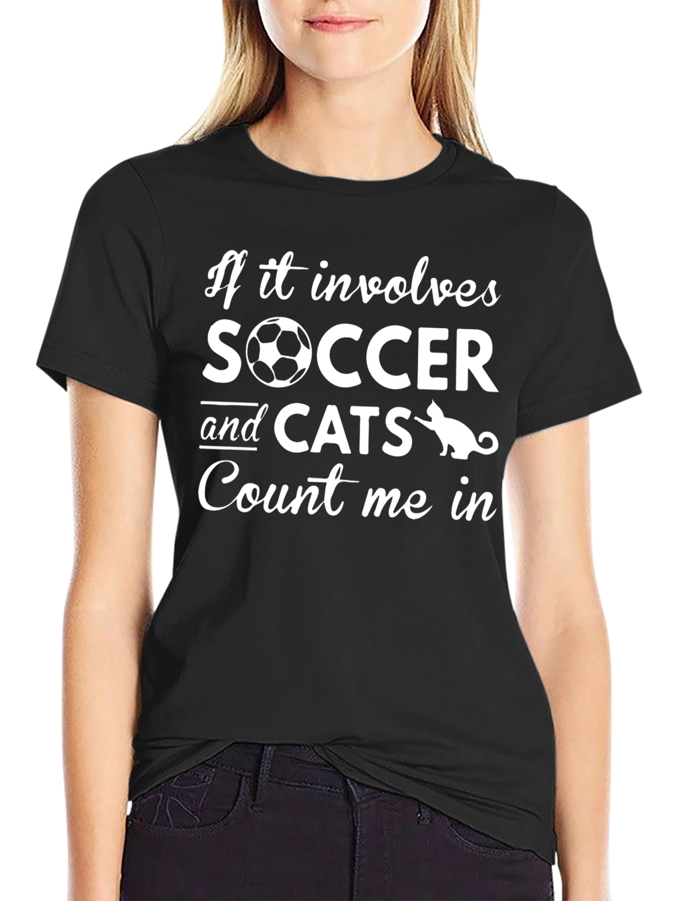 Soccer and Cats T-Shirt