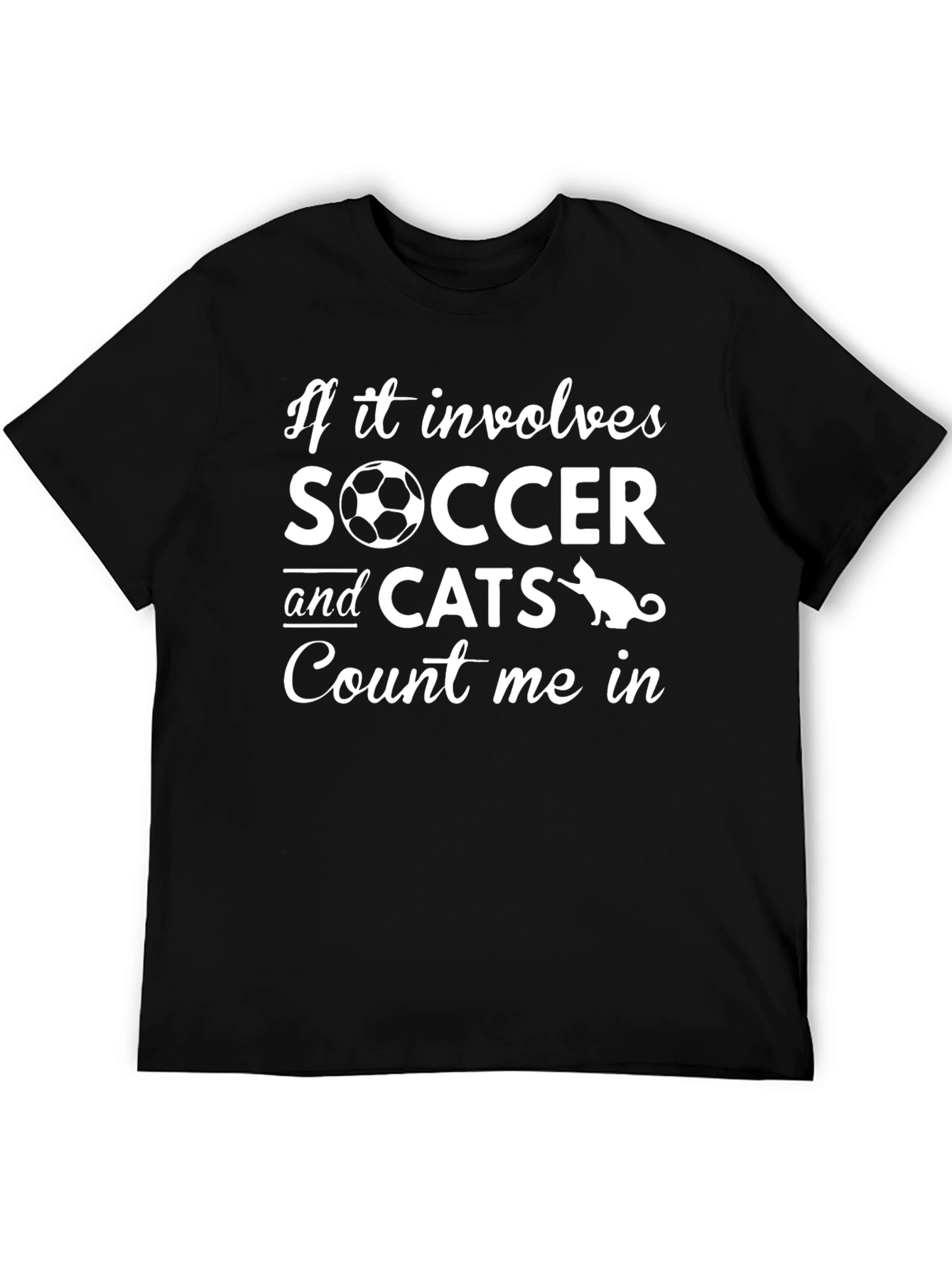 Soccer and Cats T-Shirt