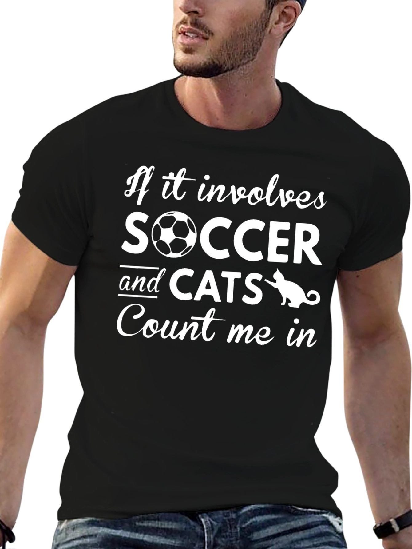 Soccer and Cats T-Shirt