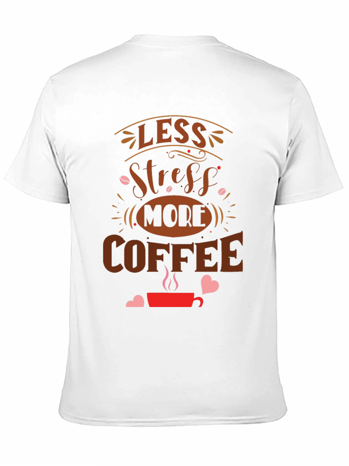 Less Stress More Coffee Graphic Tee