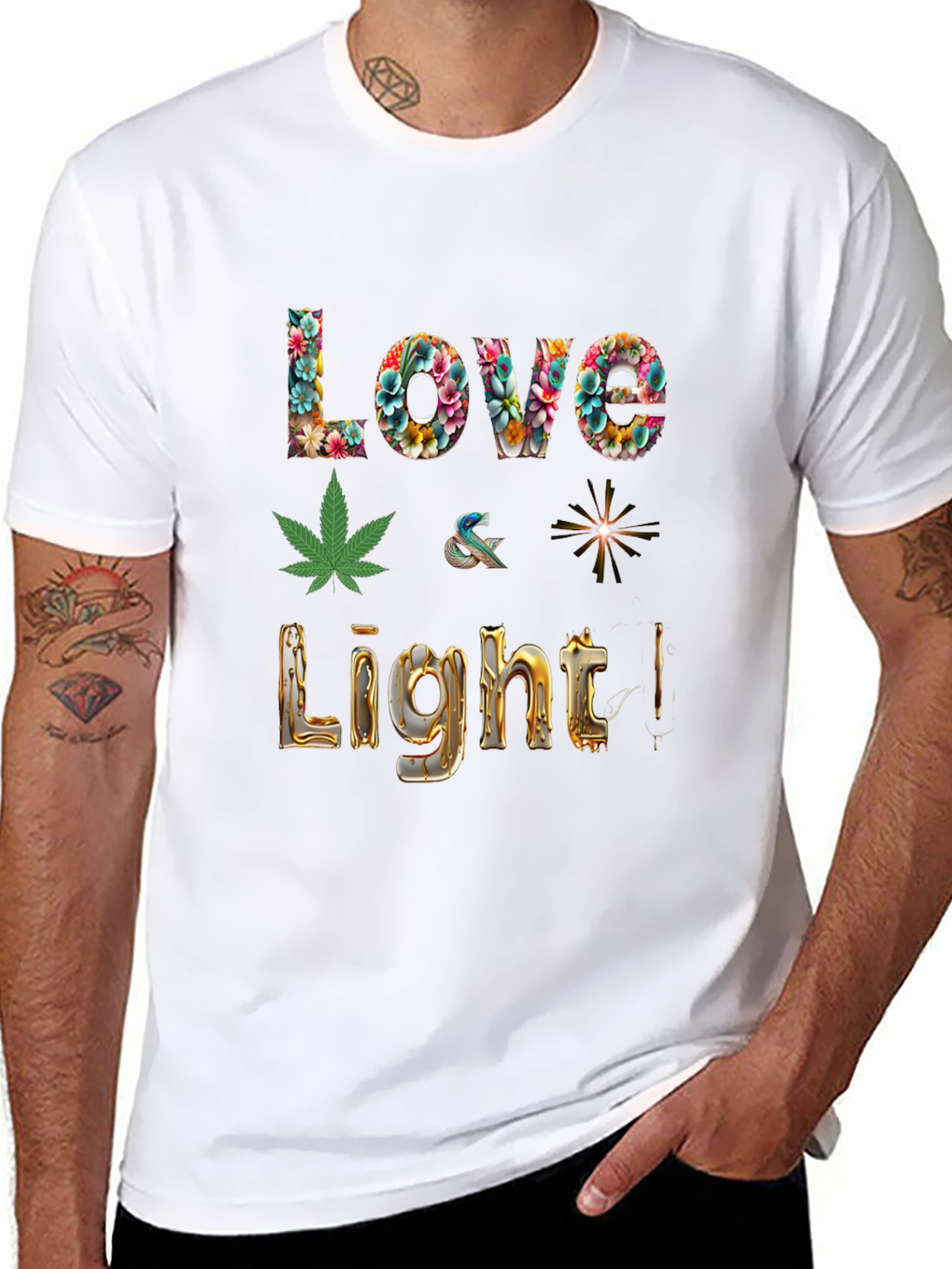Love & Light Graphic T-Shirt