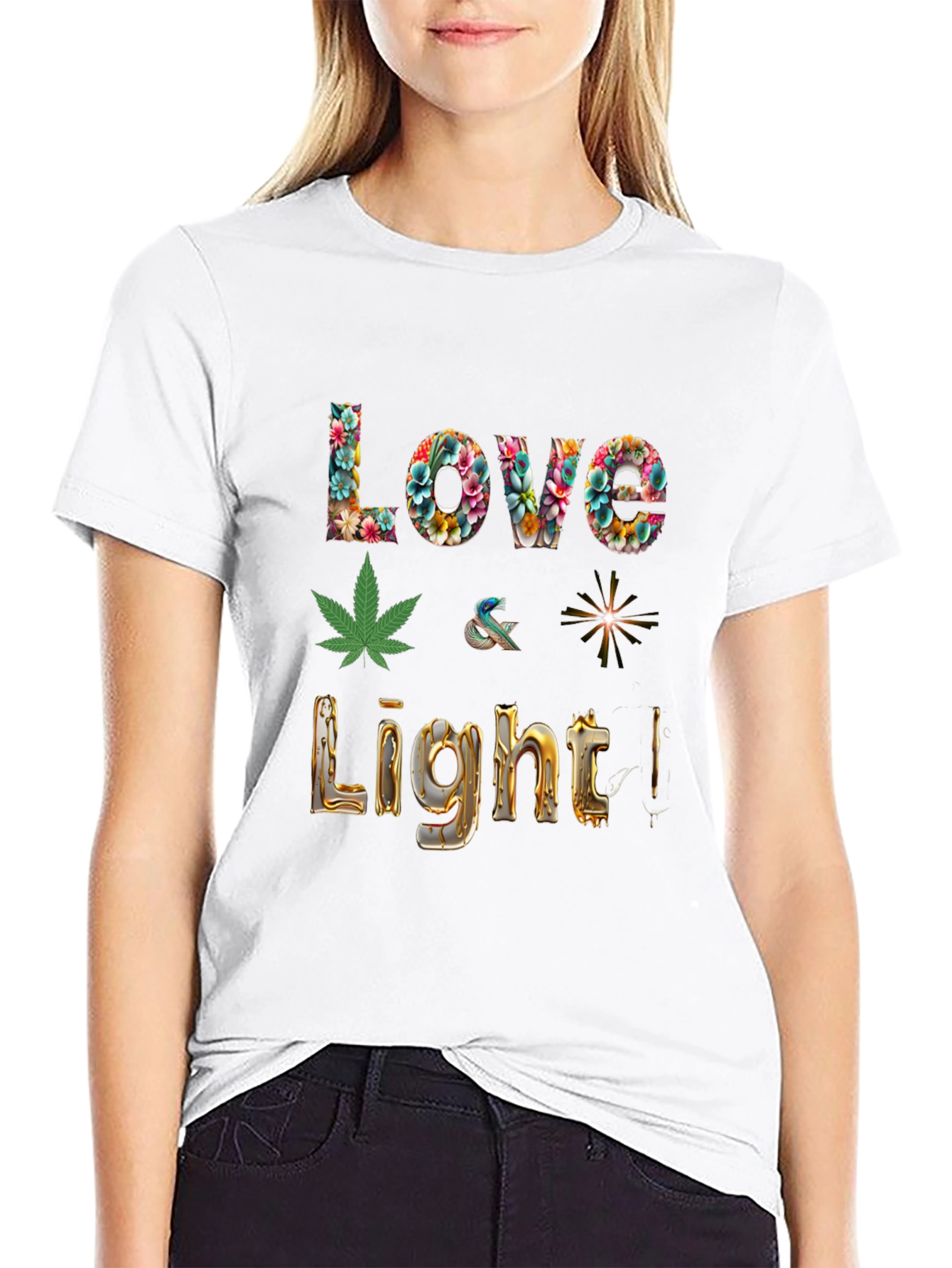 Love & Light Graphic T-Shirt