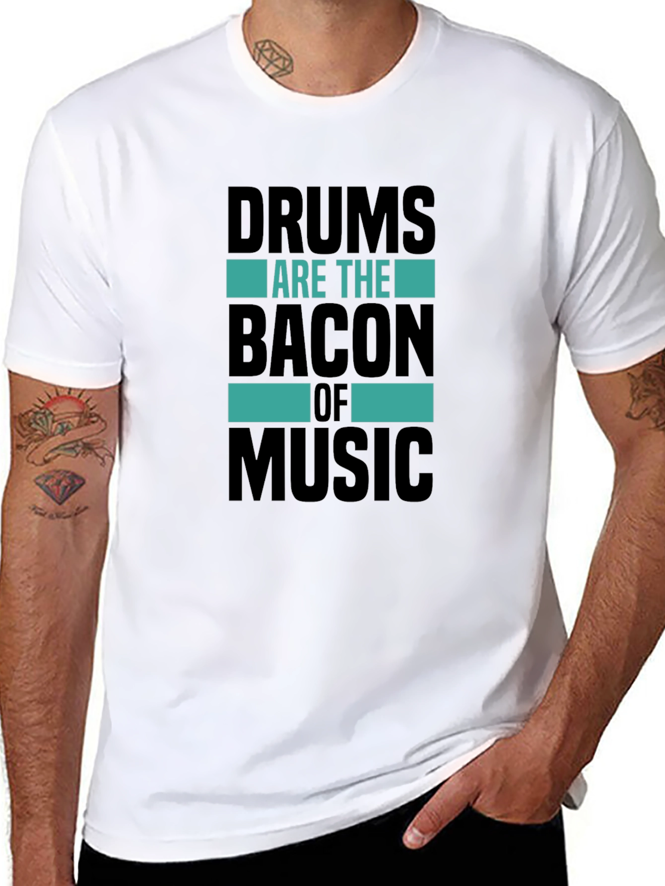 Drums Are The Bacon of Music T-Shirt