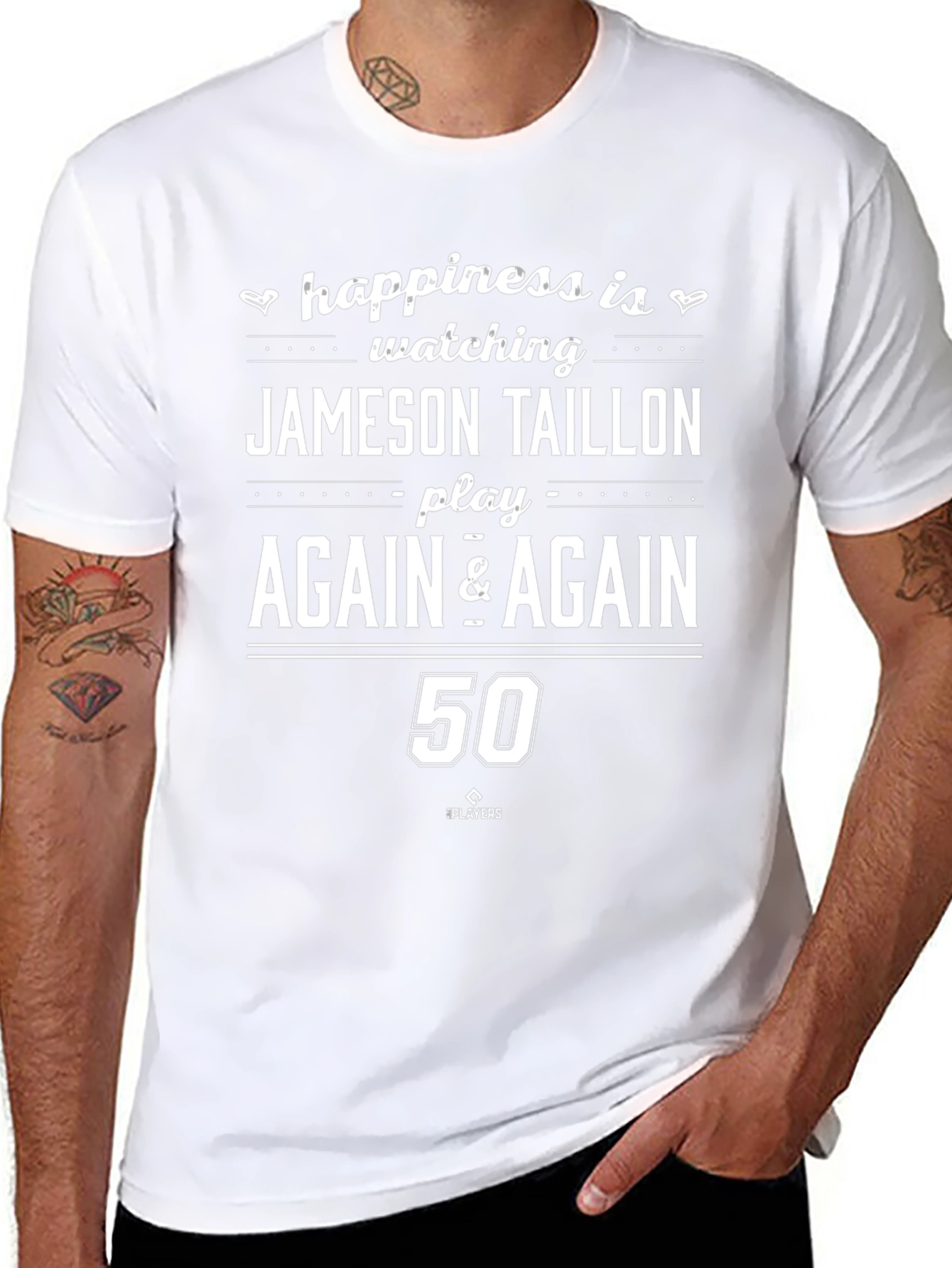 Jameson Taillon Fan T-Shirt - Number 50 - Baseball