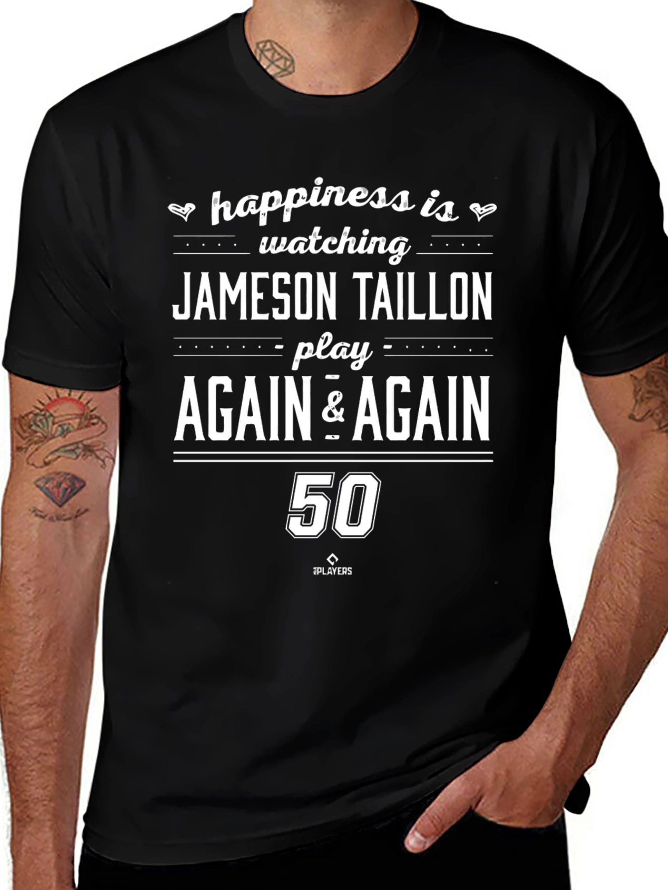 Jameson Taillon Fan T-Shirt - Number 50 - Baseball