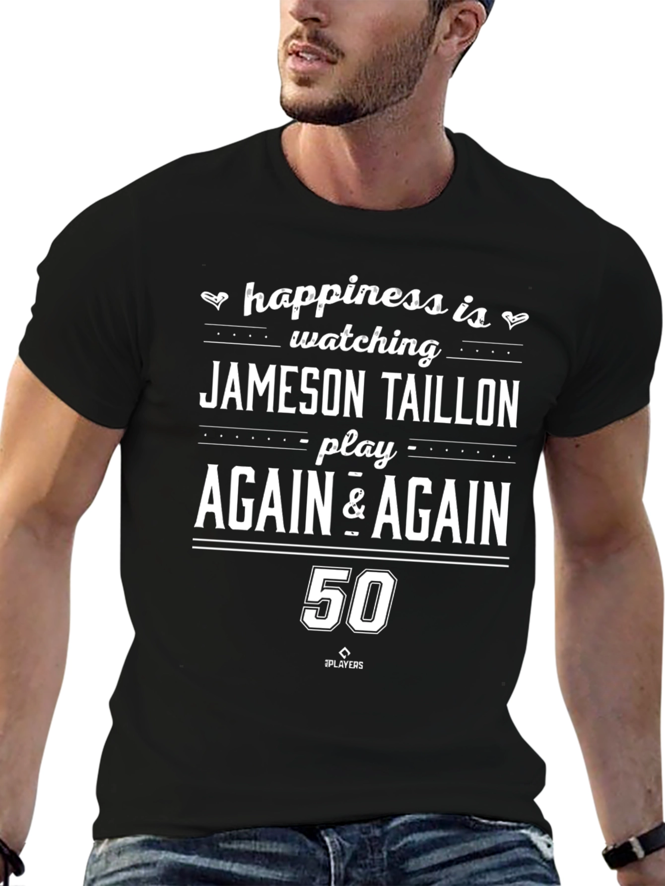 Jameson Taillon Fan T-Shirt - Number 50 - Baseball