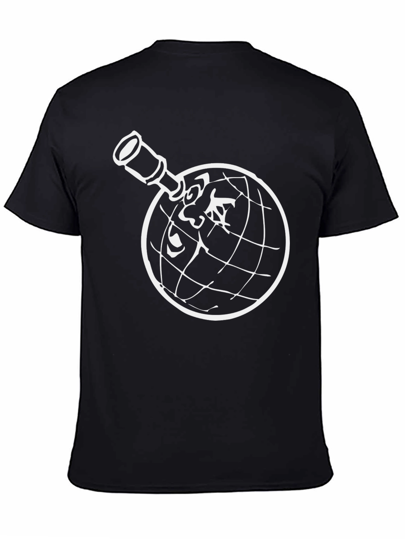 Globe & Telescope Graphic T-Shirt