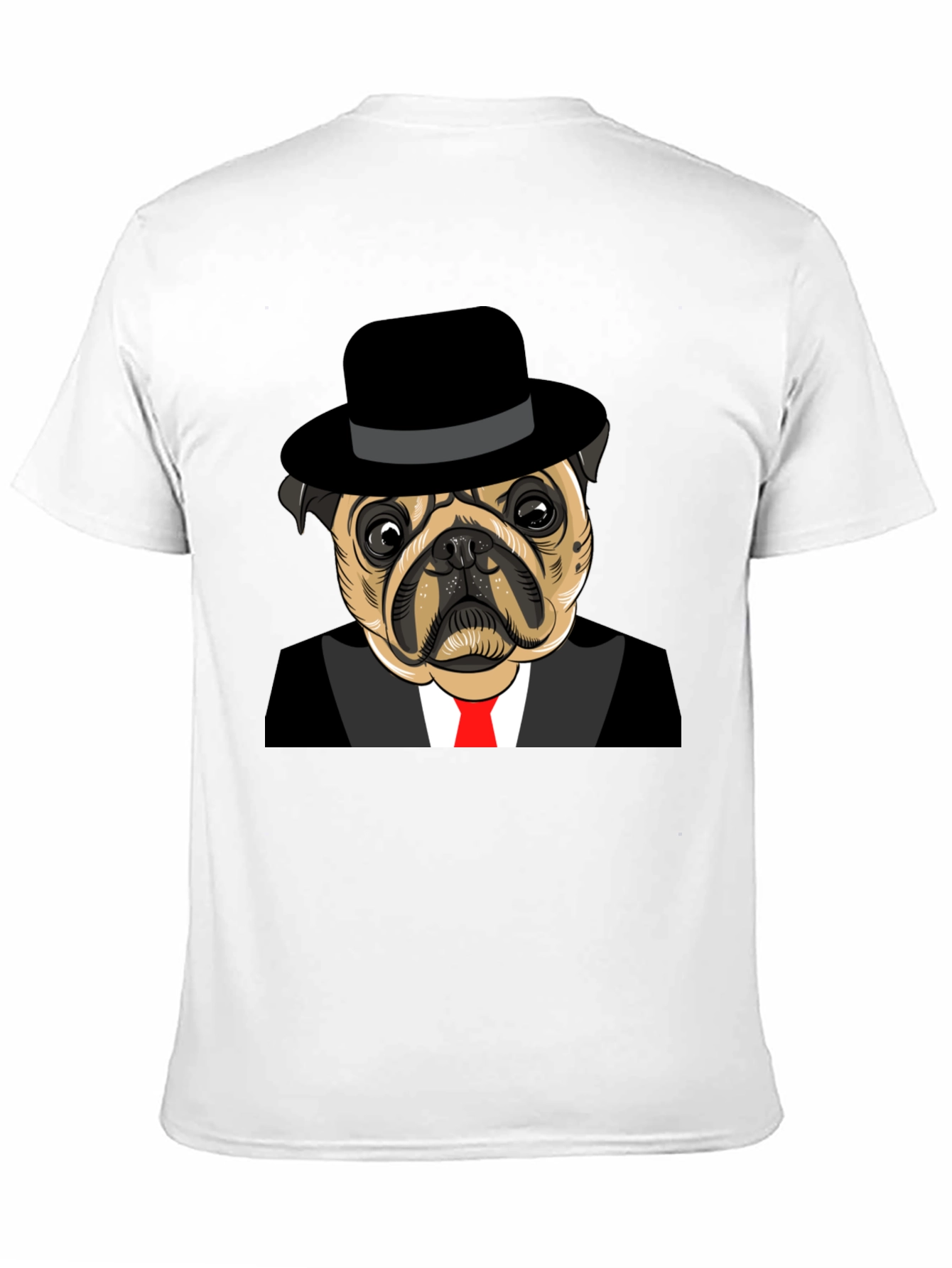Pug in Suit Graphic Tee