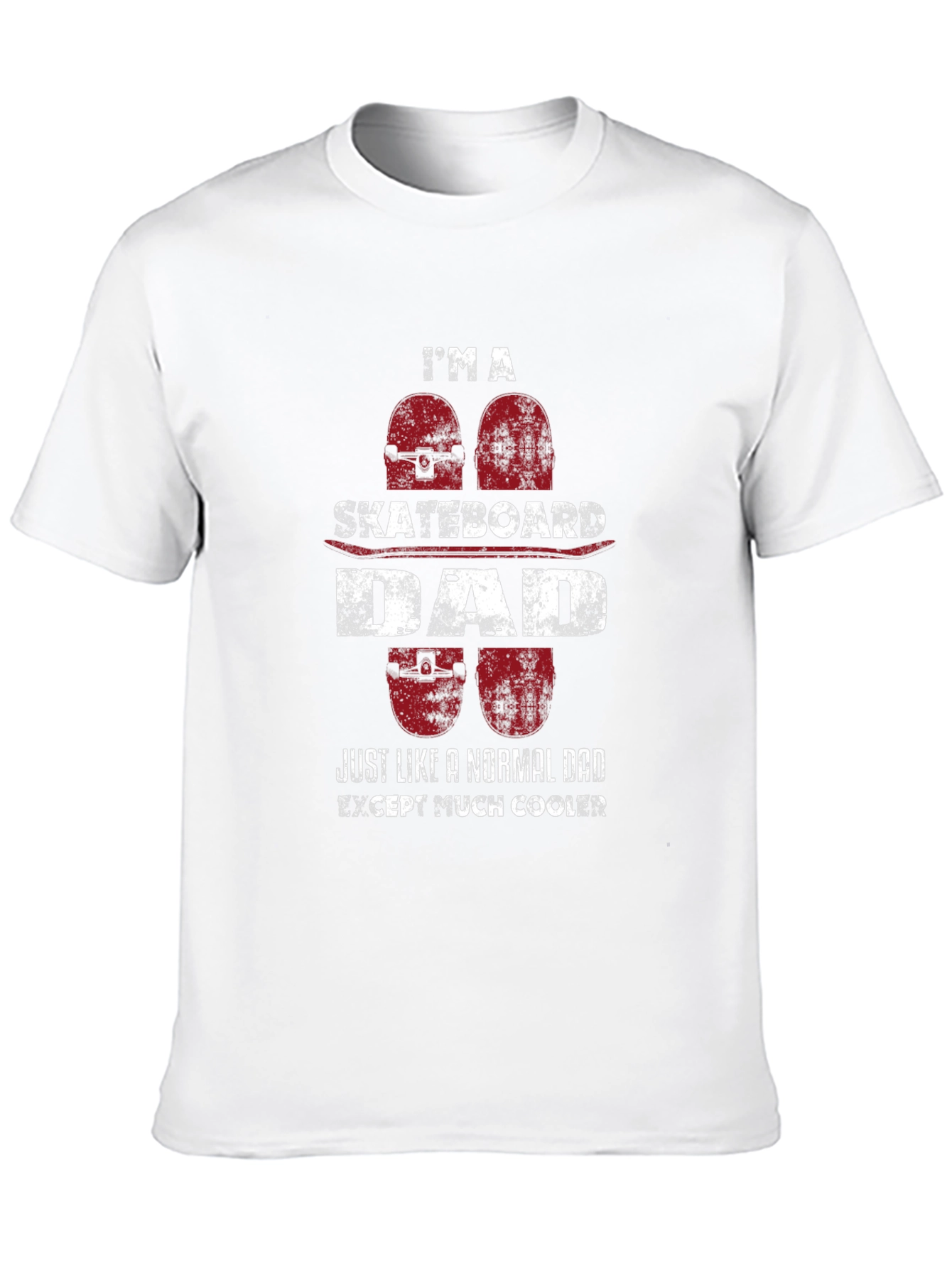 Skateboard Dad Graphic T-Shirt - Cool Fathers Day Gift