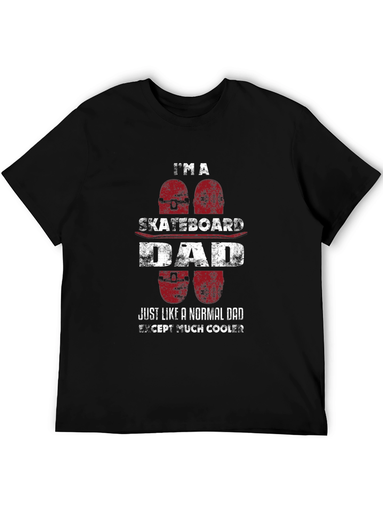Skateboard Dad Graphic T-Shirt - Cool Fathers Day Gift